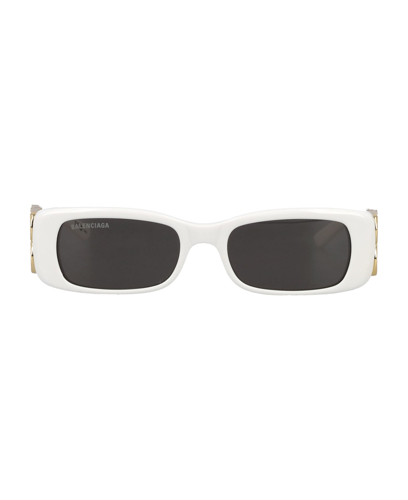 Balenciaga Eyewear Dynasty Rectangle Sunglasses - White