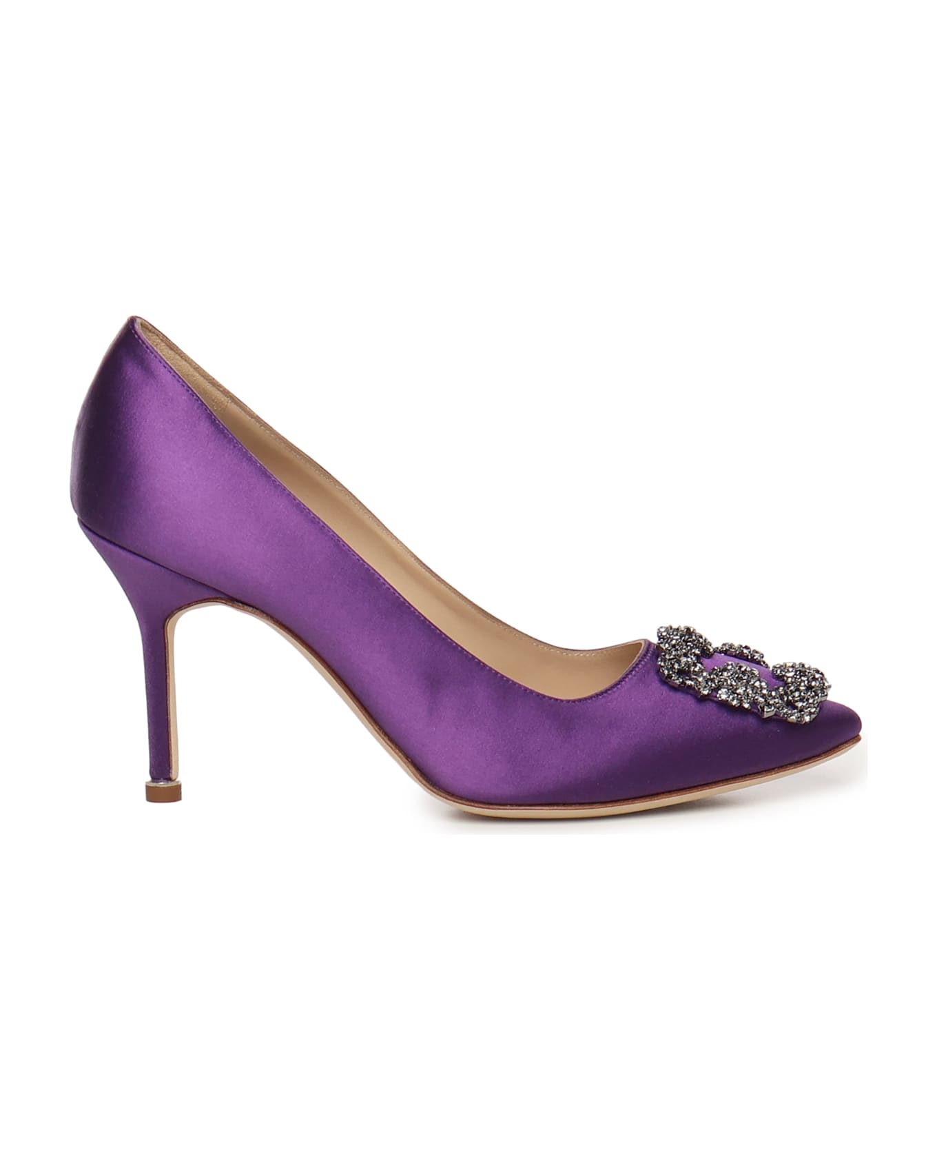 Manolo Blahnik Hangisi Pumps - PURPLE