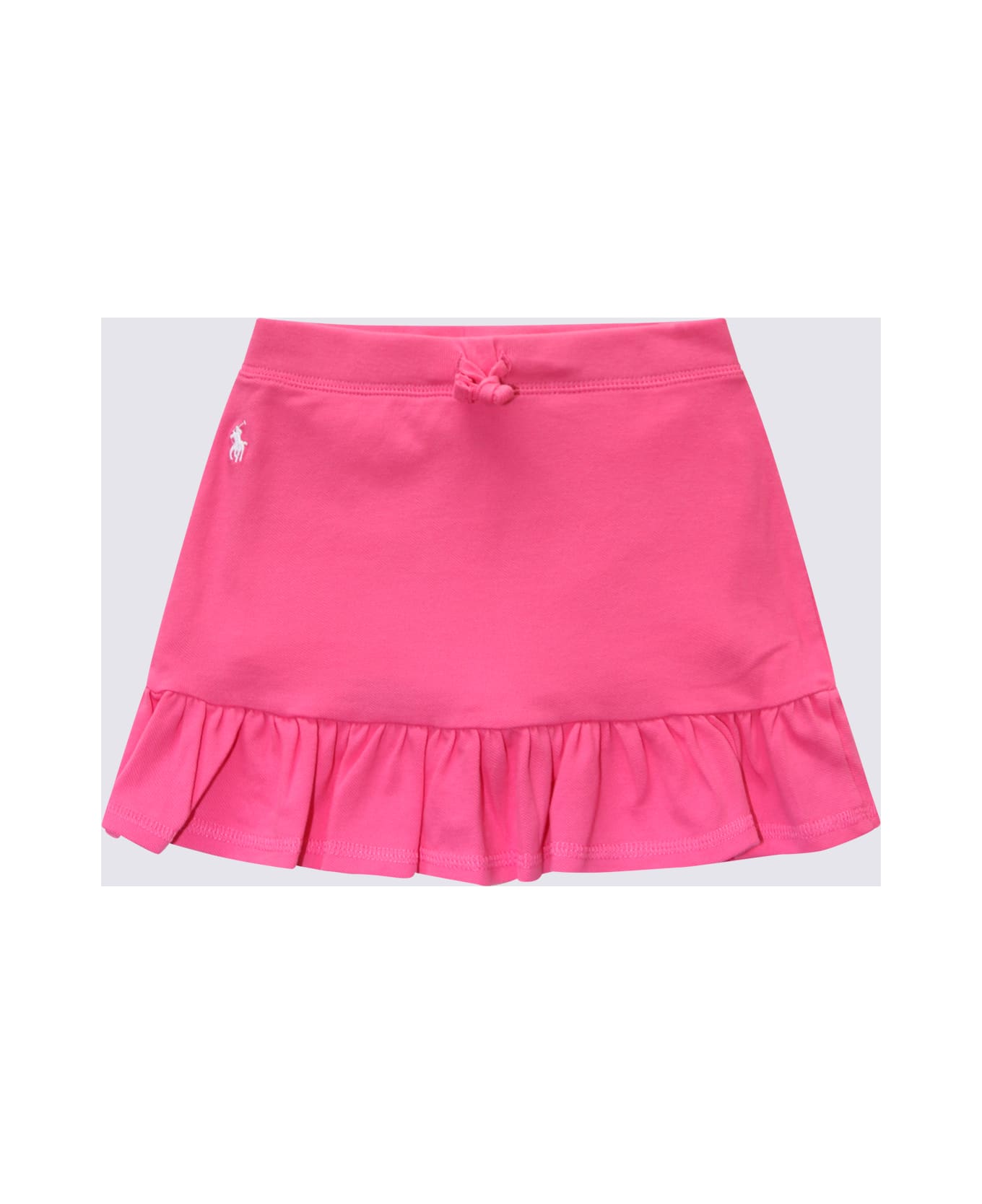 Polo Ralph Lauren Fucshia Cotton Stretch Mini Skirt - Fuchsia
