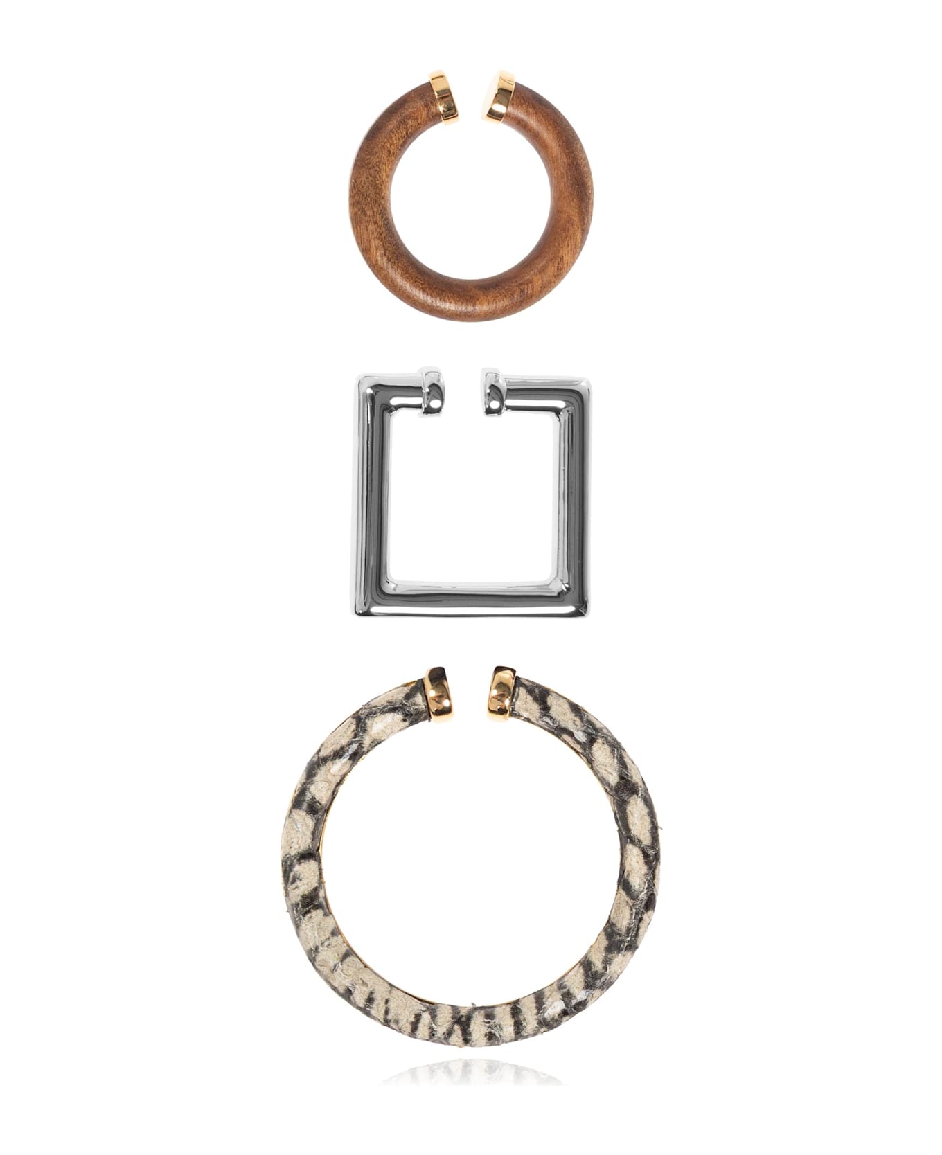 Jacquemus Set Of Three Ear Cuffs - Multicolor