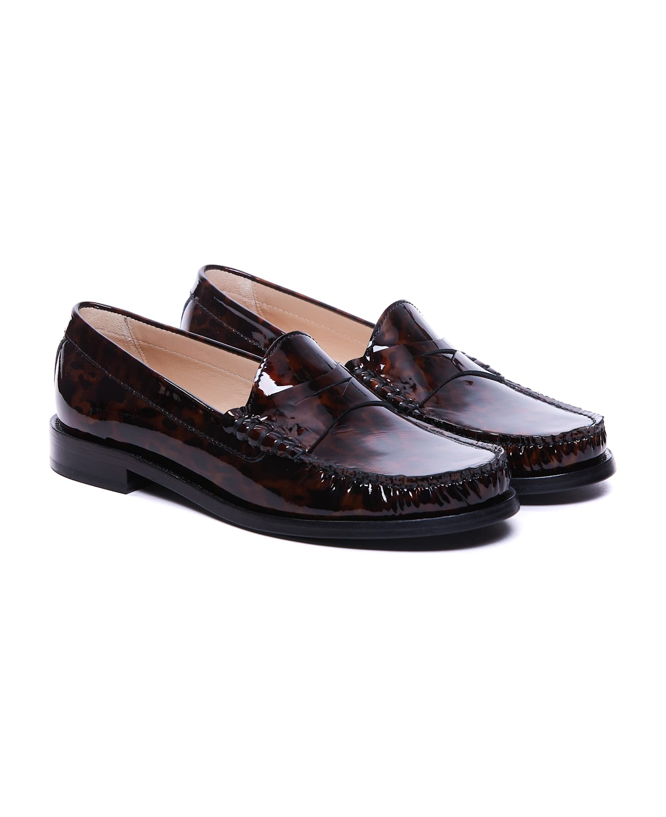 Stuart Weitzman Lottie Loafers - Brown
