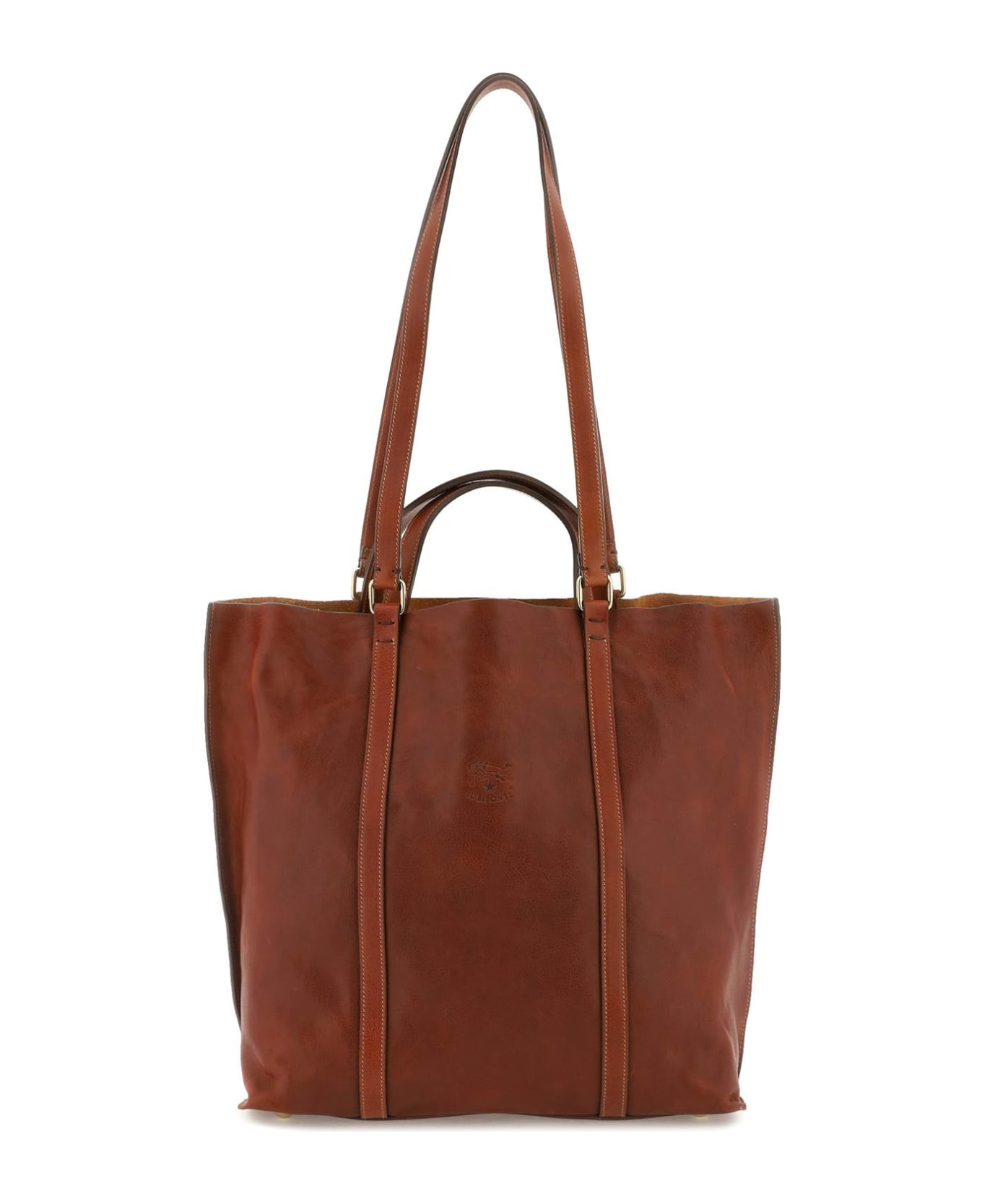 Il Bisonte Leather Handbag - SEPPIA (Brown)