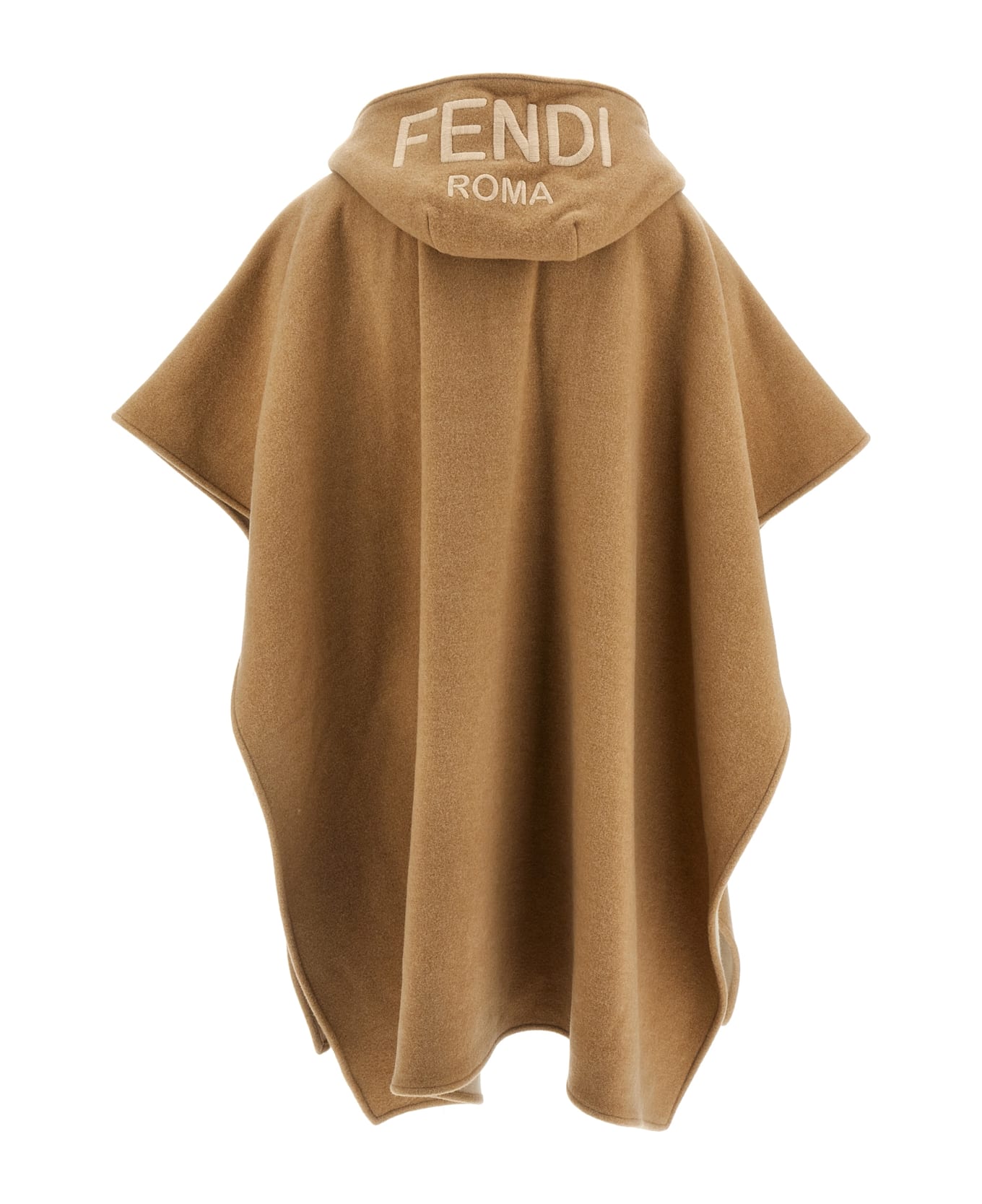 Fendi 'fendi Roma' Poncho - Beige