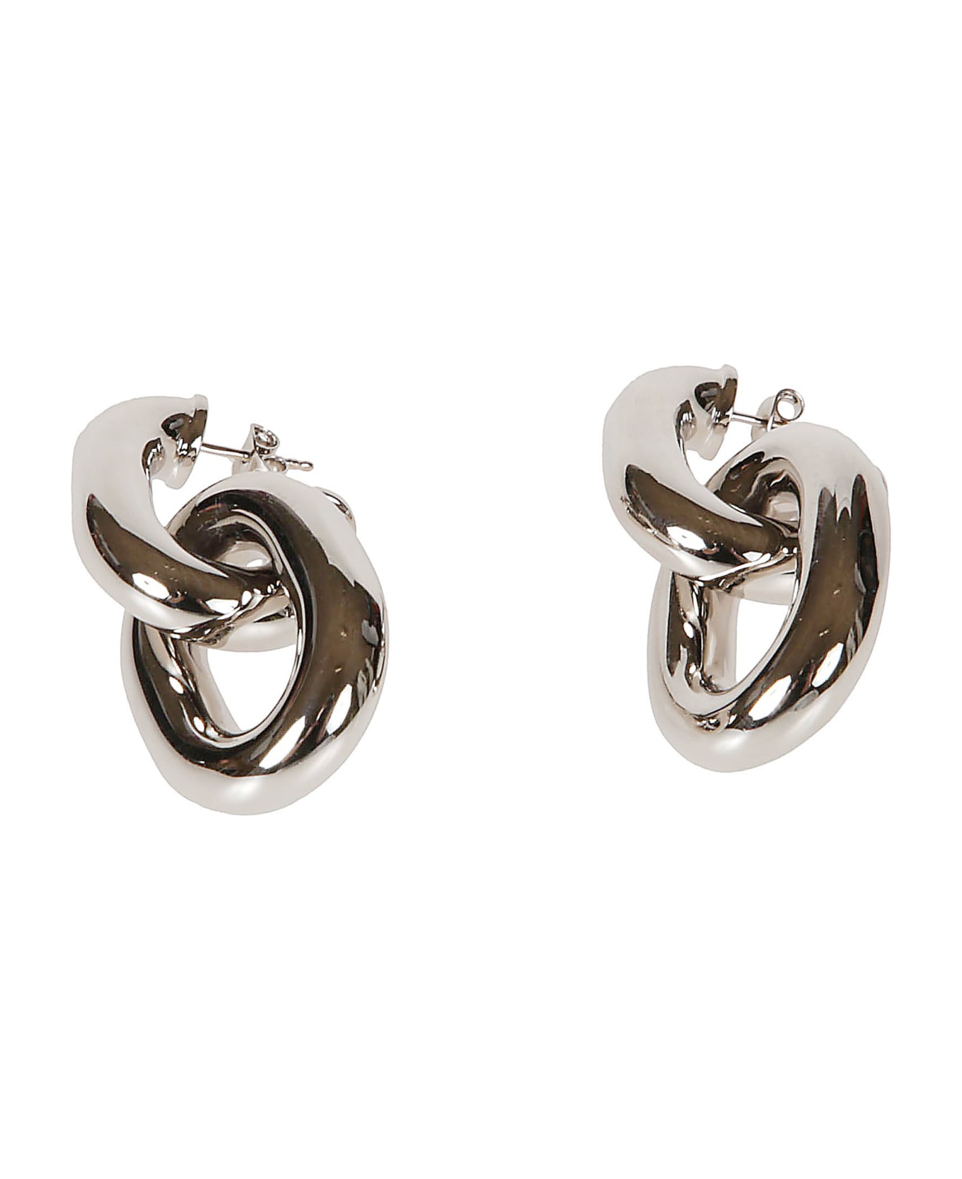 Paco Rabanne Double Hoop Earrings - silver イヤリング