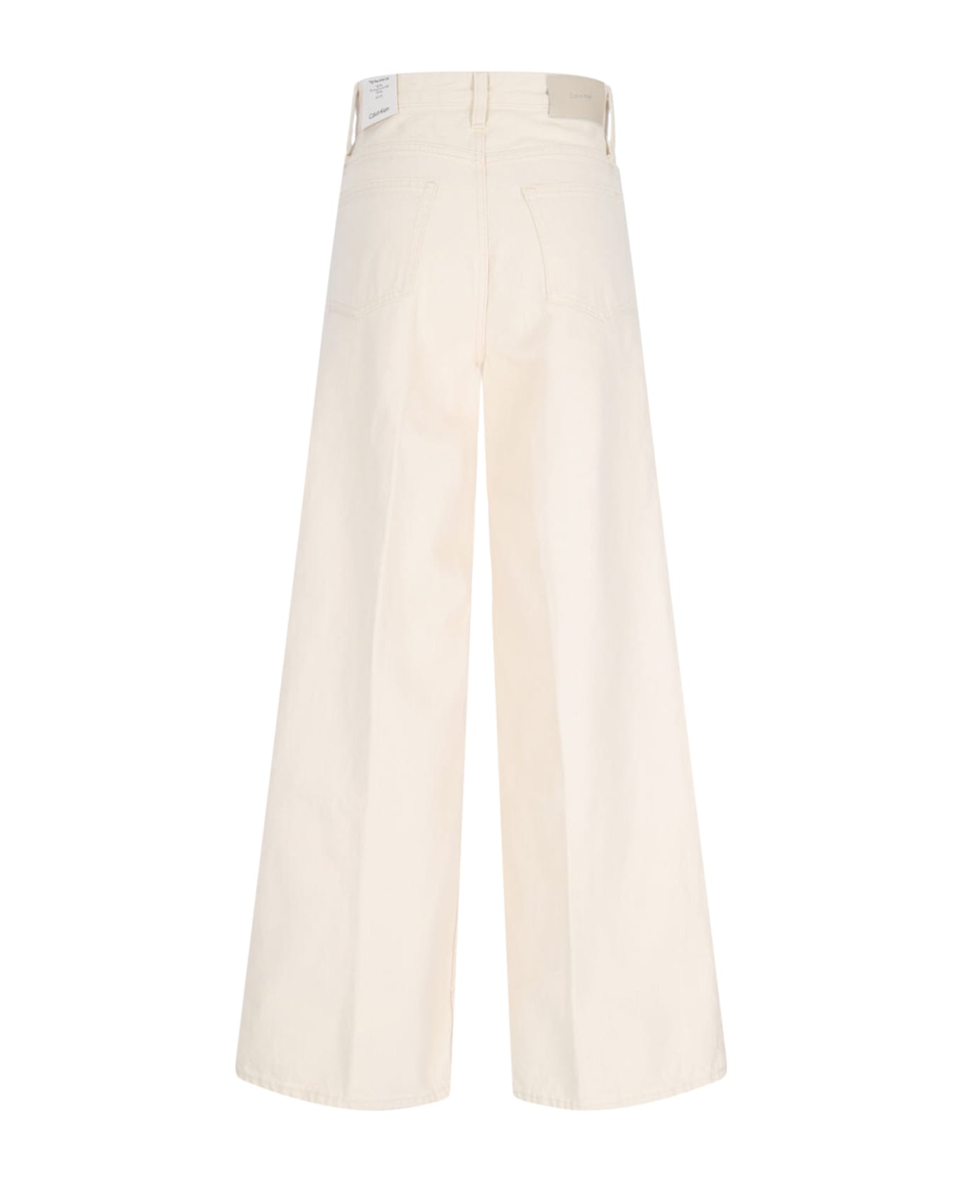 Calvin Klein Palazzo Jeans - Cream