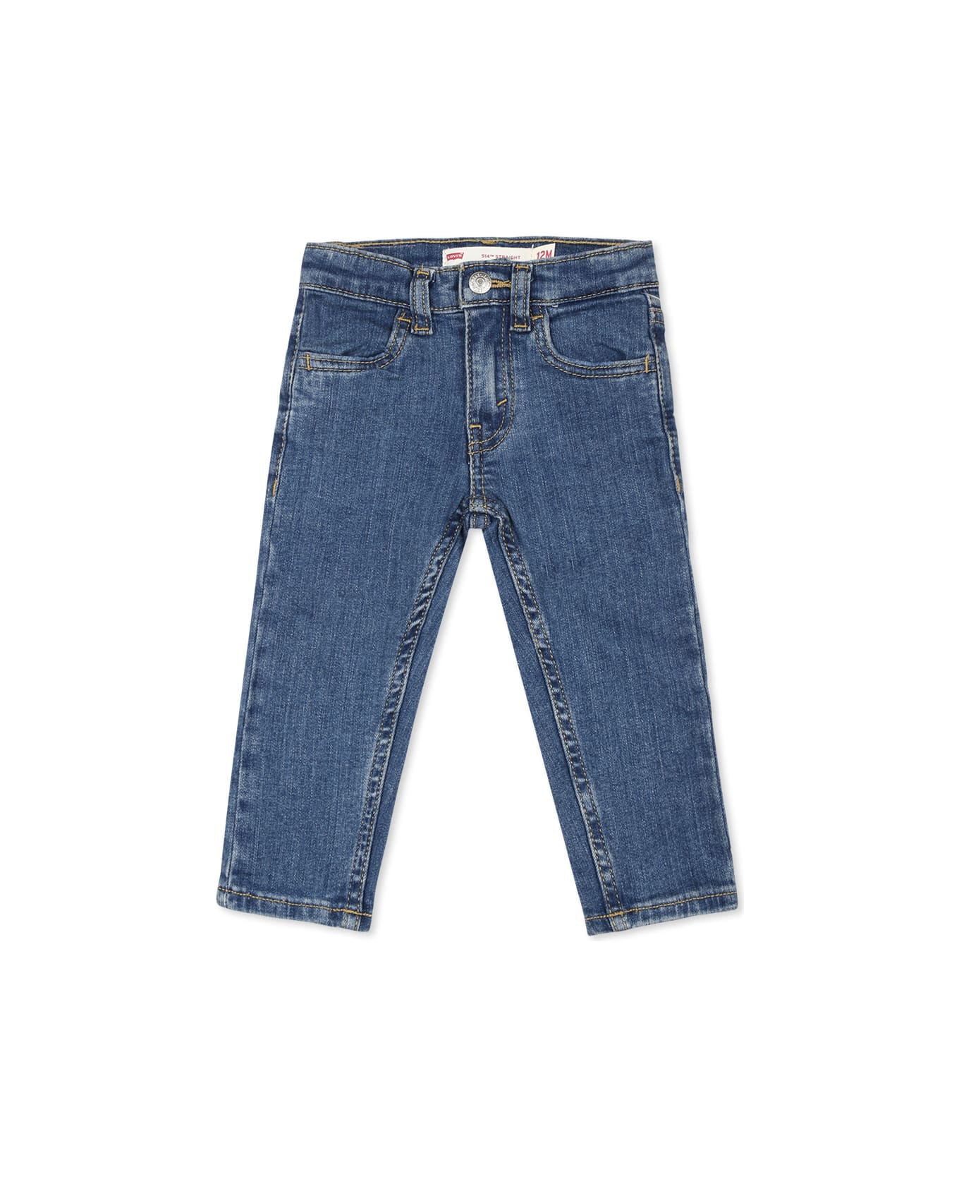 Levi
s Denim Jeans 514 For Baby Boy With Logo Patch - Denim