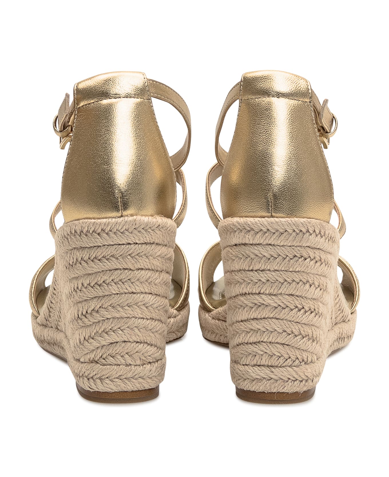 Michael Kors Mandy Wedge Sandal - Gold