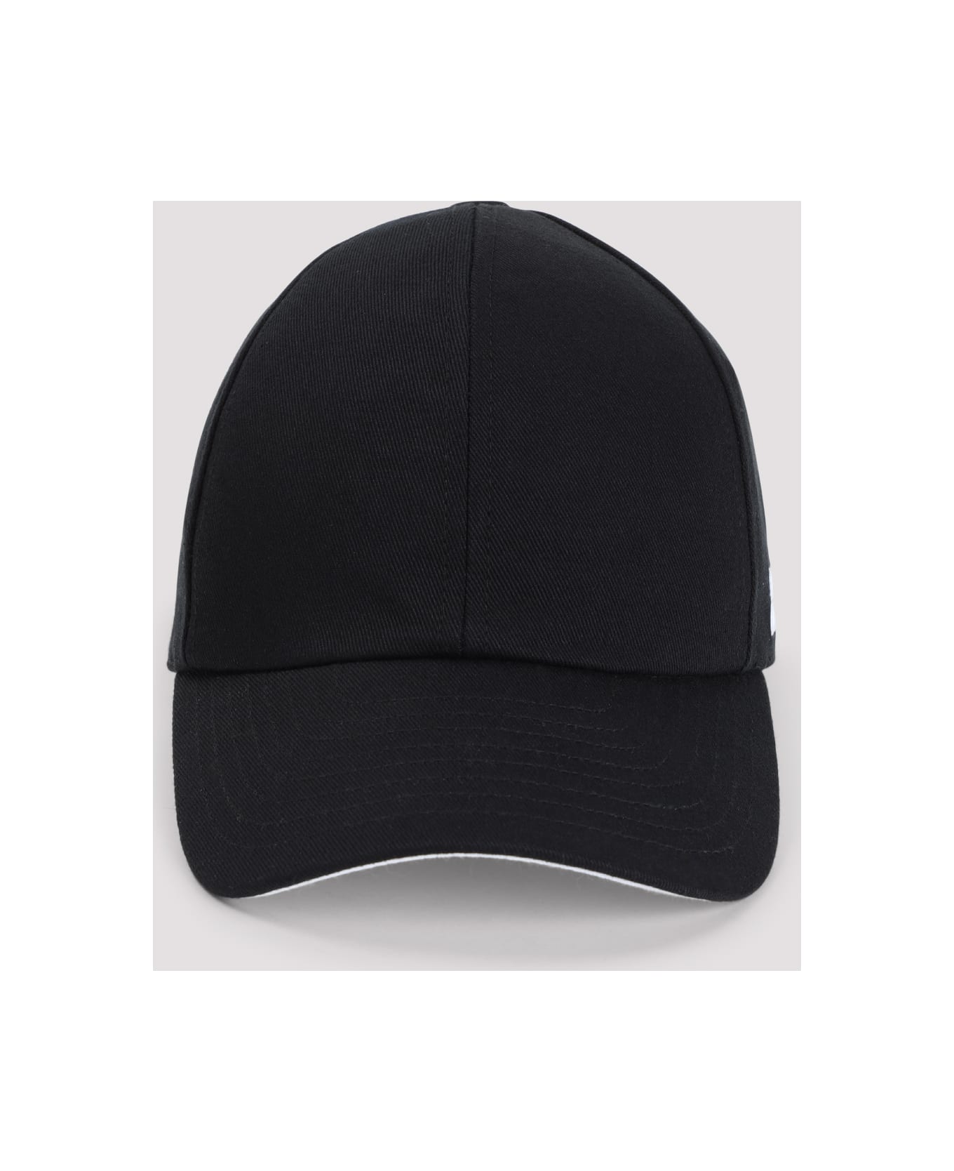 Courrèges Signature Cotton Cap - Black