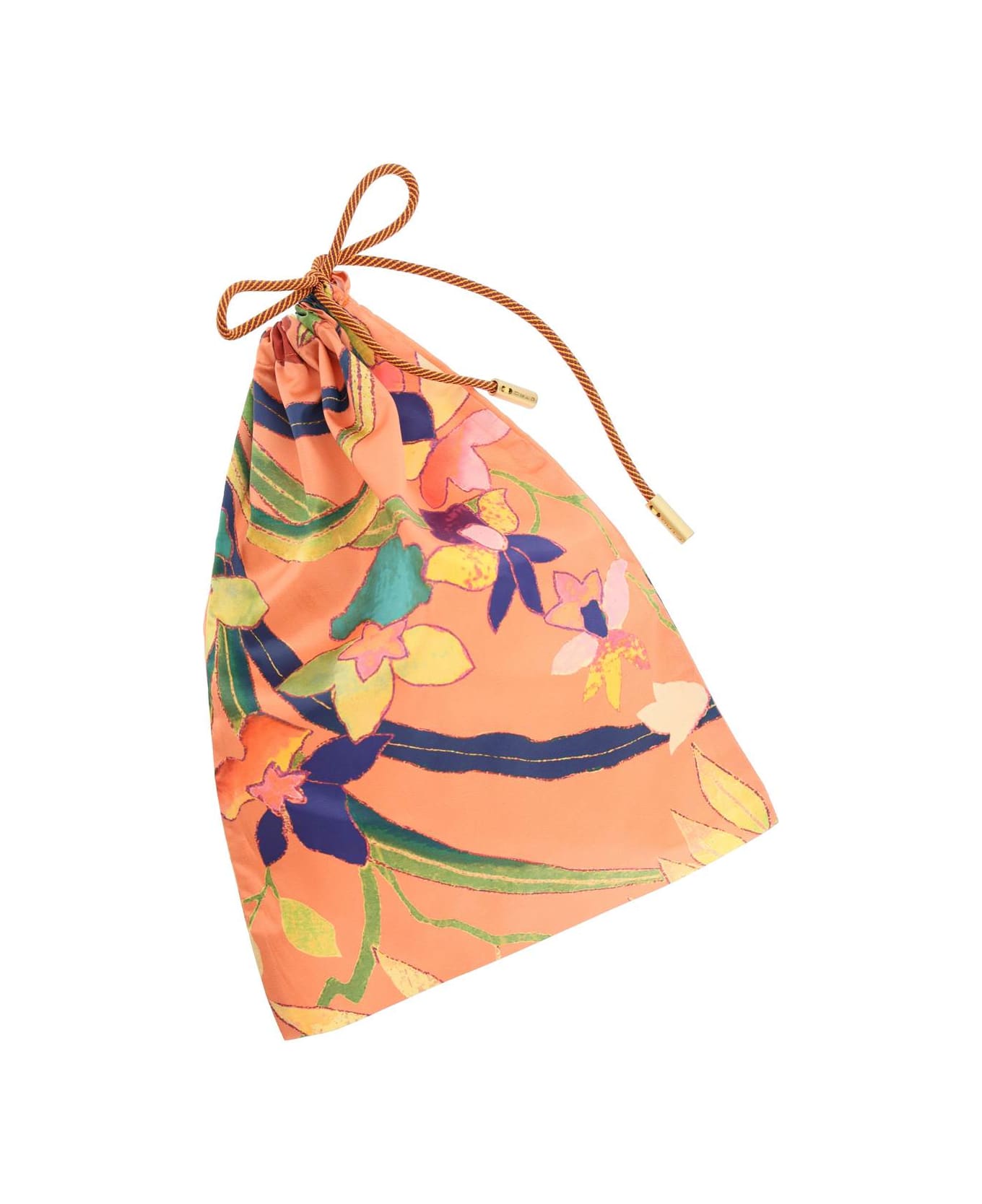 Etro Floral Print Swimtrunks - Orange スイムトランクス