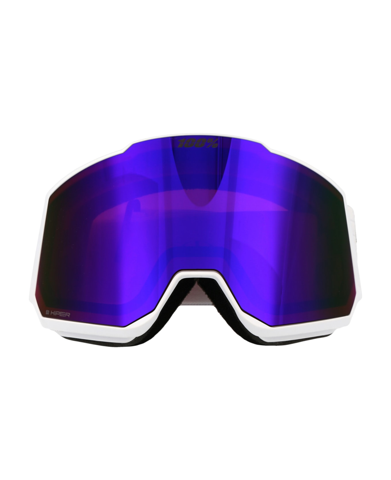 100% Snowcraft Xl Sunglasses - WHITE / VIOLET