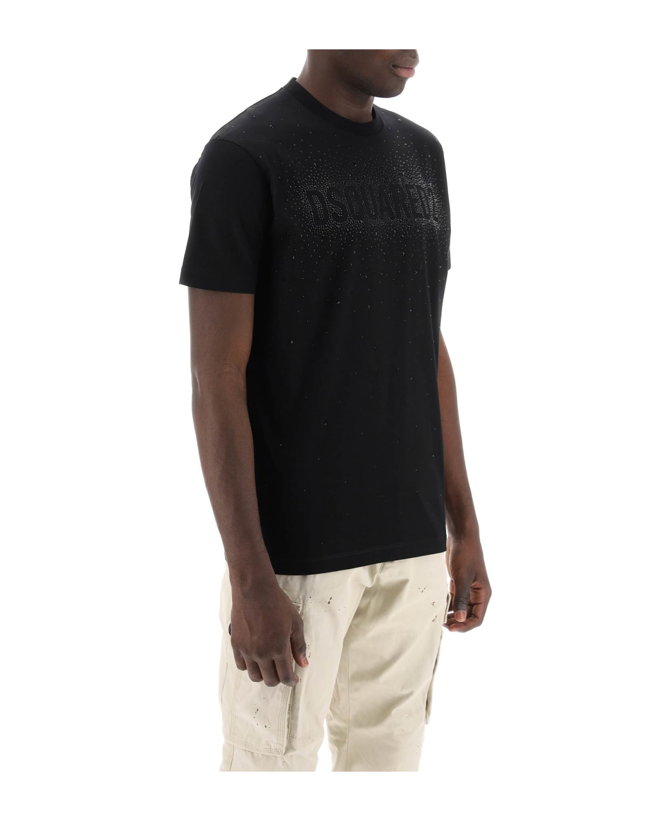 Dsquared2 Crystal Cool T-shirt - BLACK (Black)