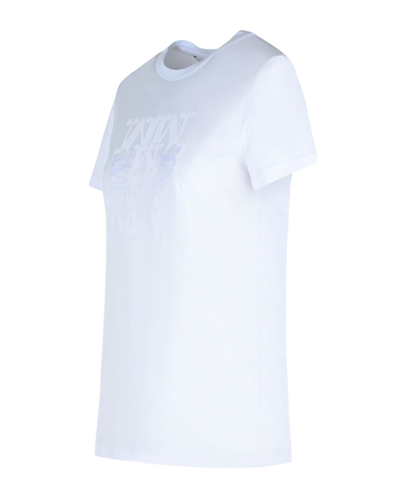 Max Mara 'giovane' White Cotton T-shirt - White
