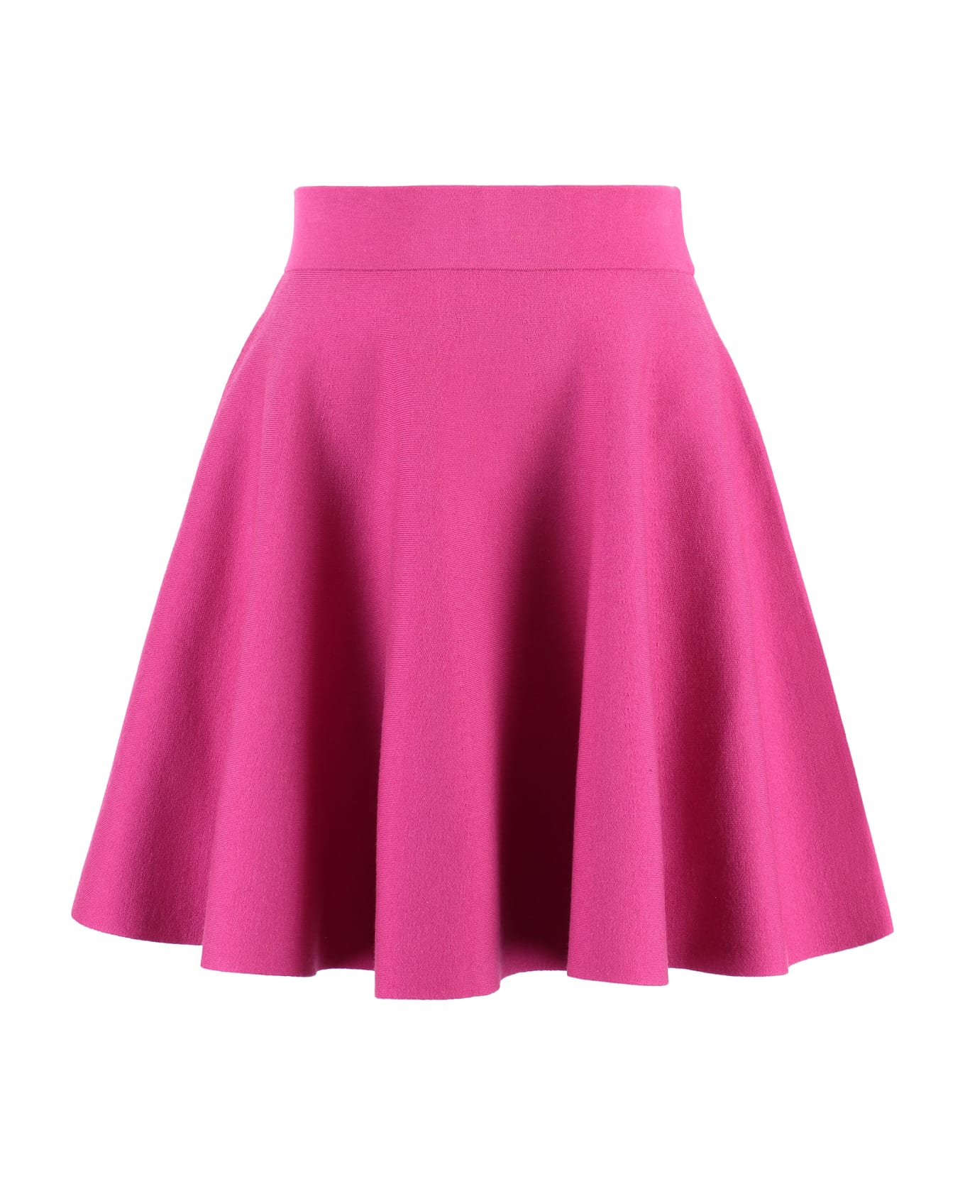 Nina Ricci Knitted Mini Skirt - Fuchsia