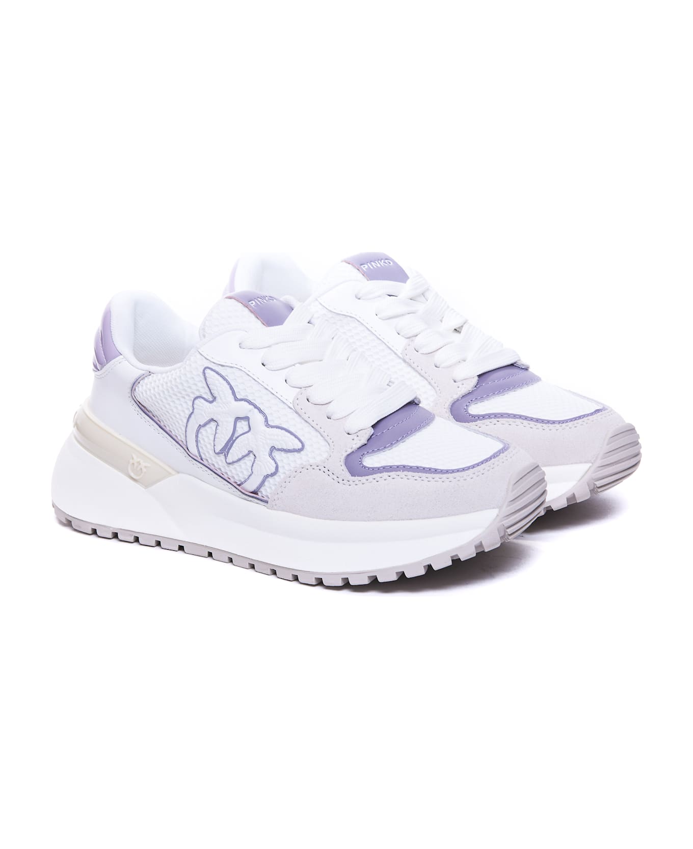Pinko Gem Sneakers - White
