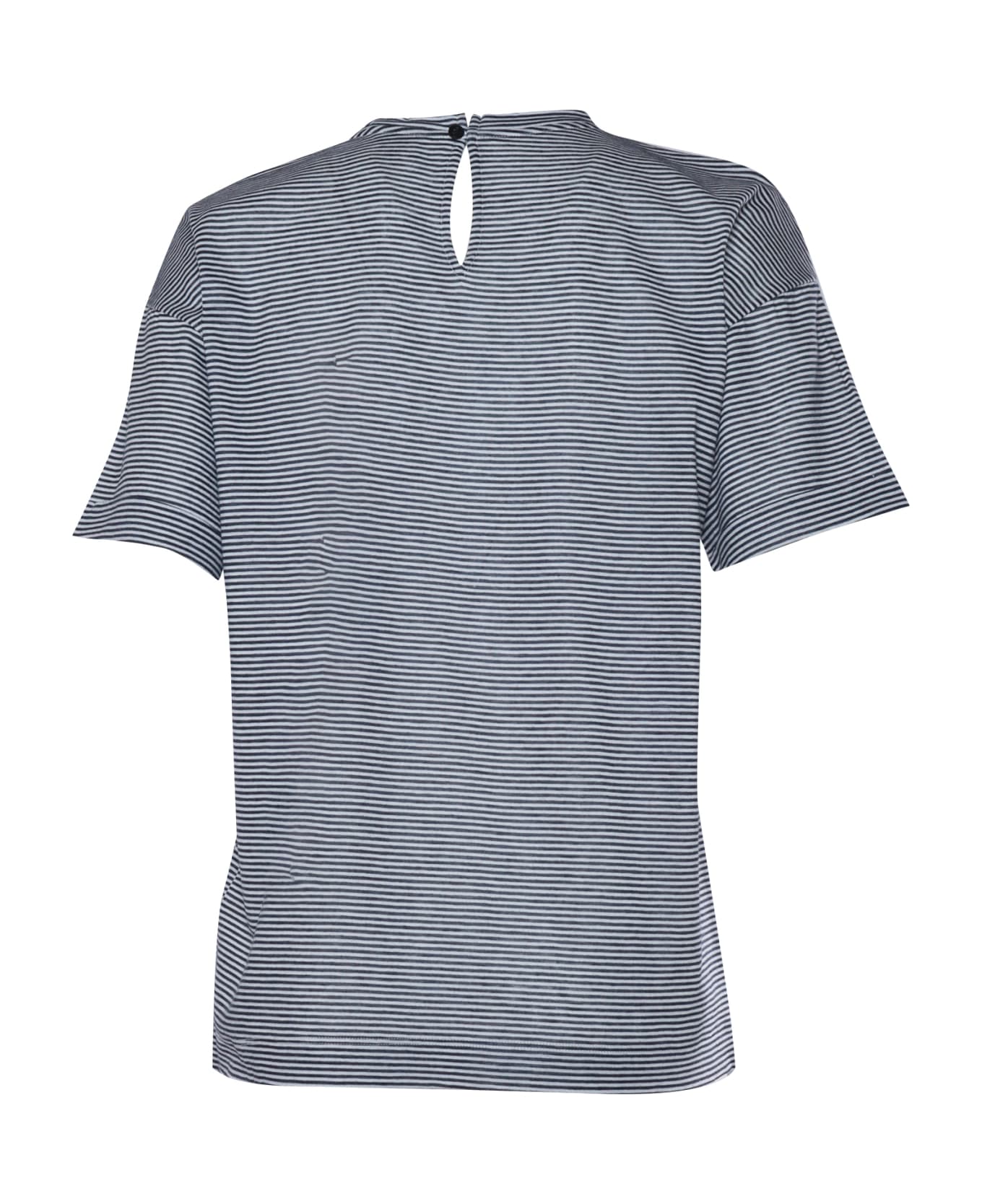 Peserico Striped T-shirt - MULTICOLOR
