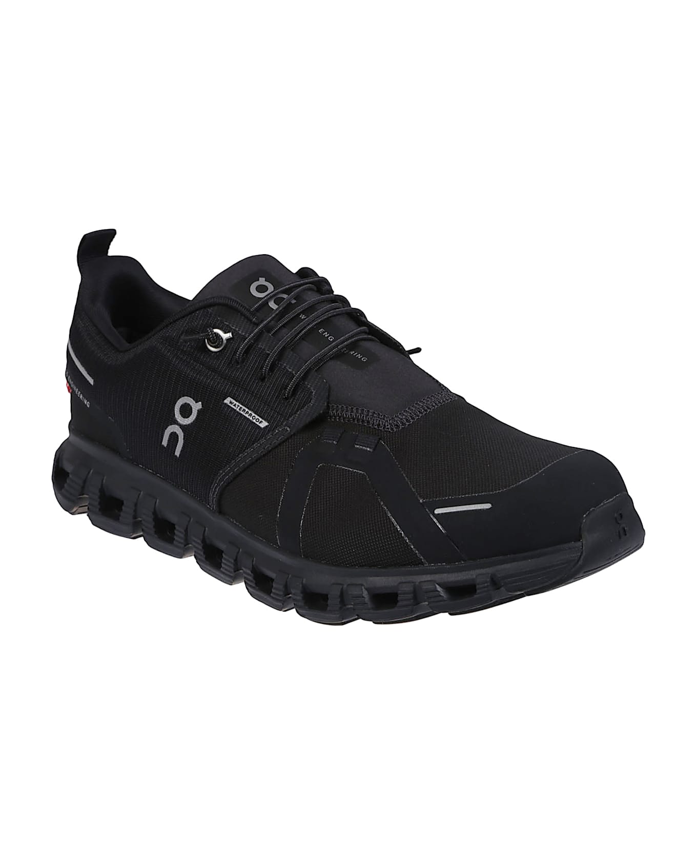 ON Cloud 6 Waterproof Sneakers - Black/black