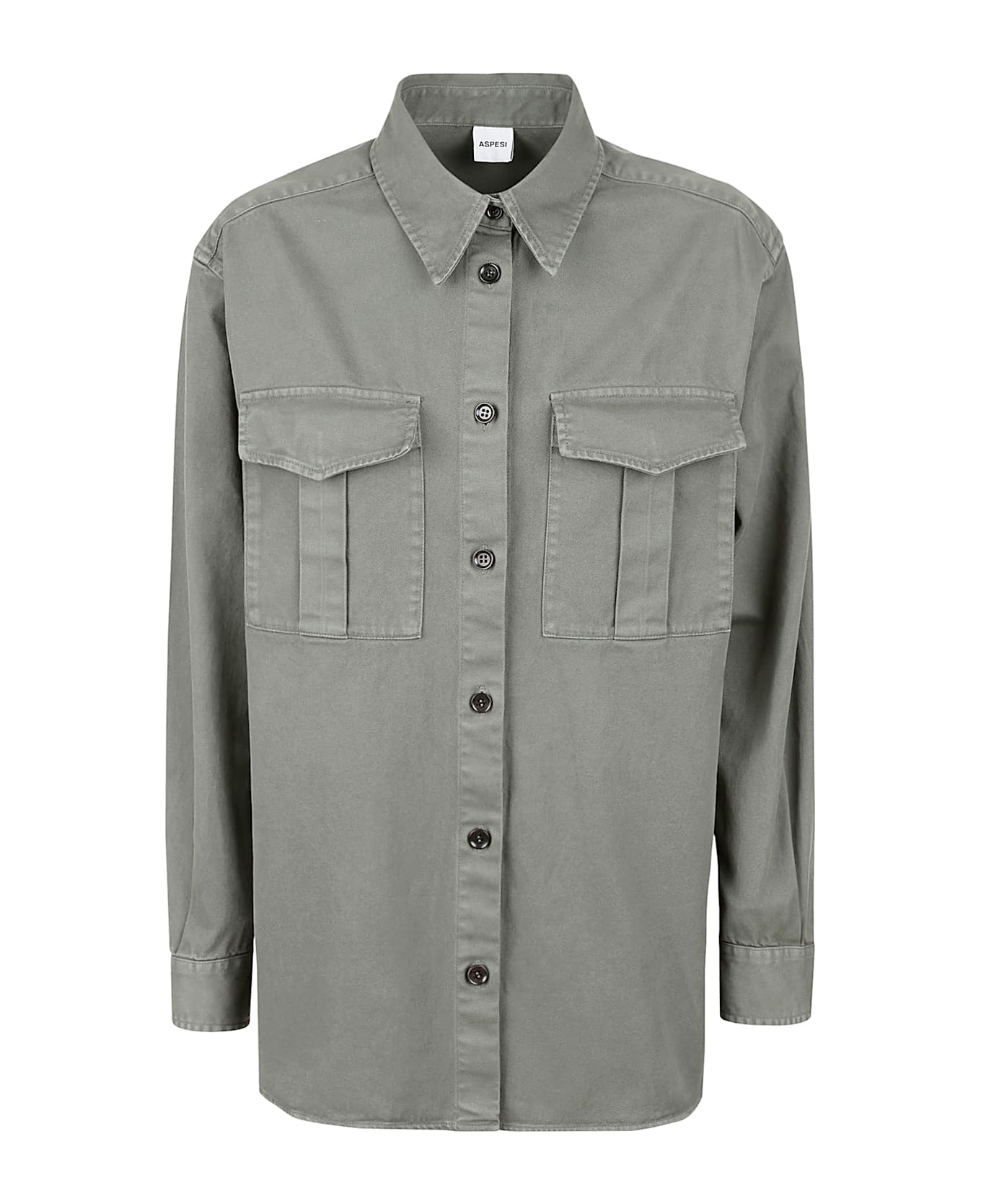 Aspesi Oversized Formal Shirt - Military