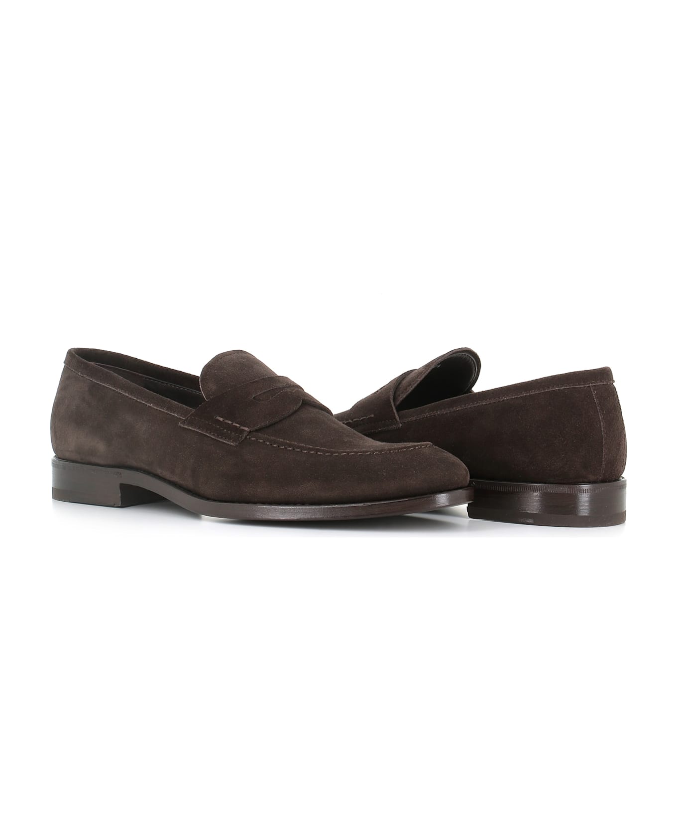 Henderson Baracco Classic Penny Loafers "51405b" - Brown