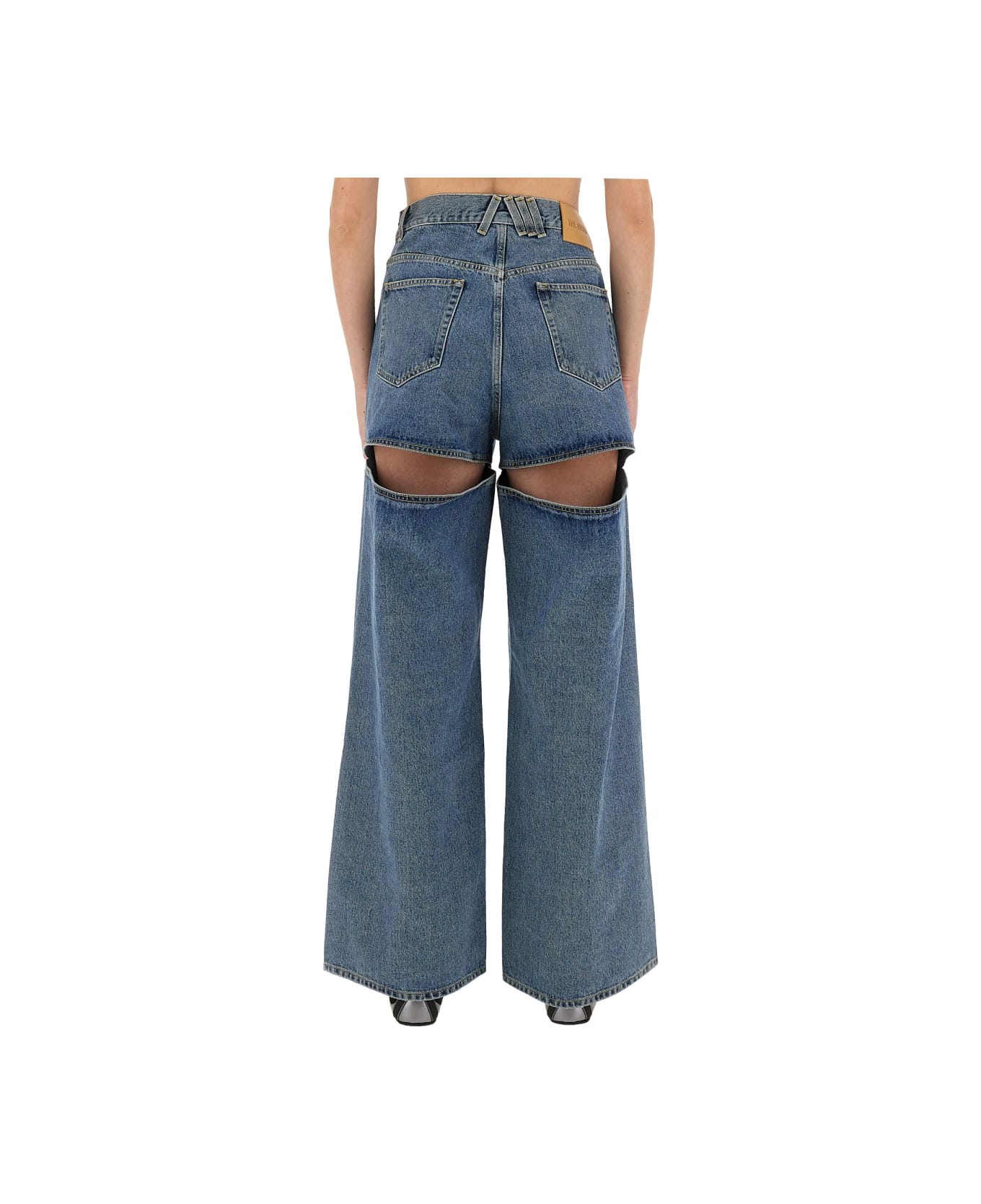 The Attico Long Denim Jeans - DENIM