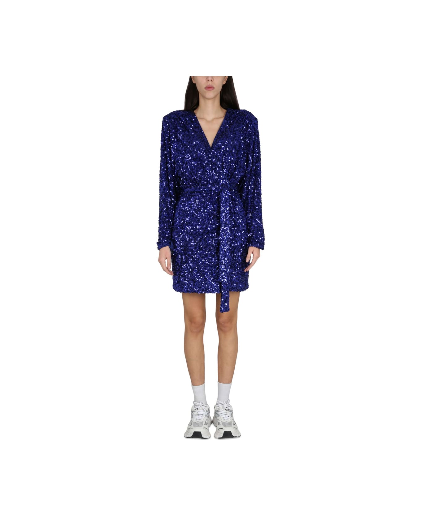 Rotate by Birger Christensen Sequined Dress - BLUE