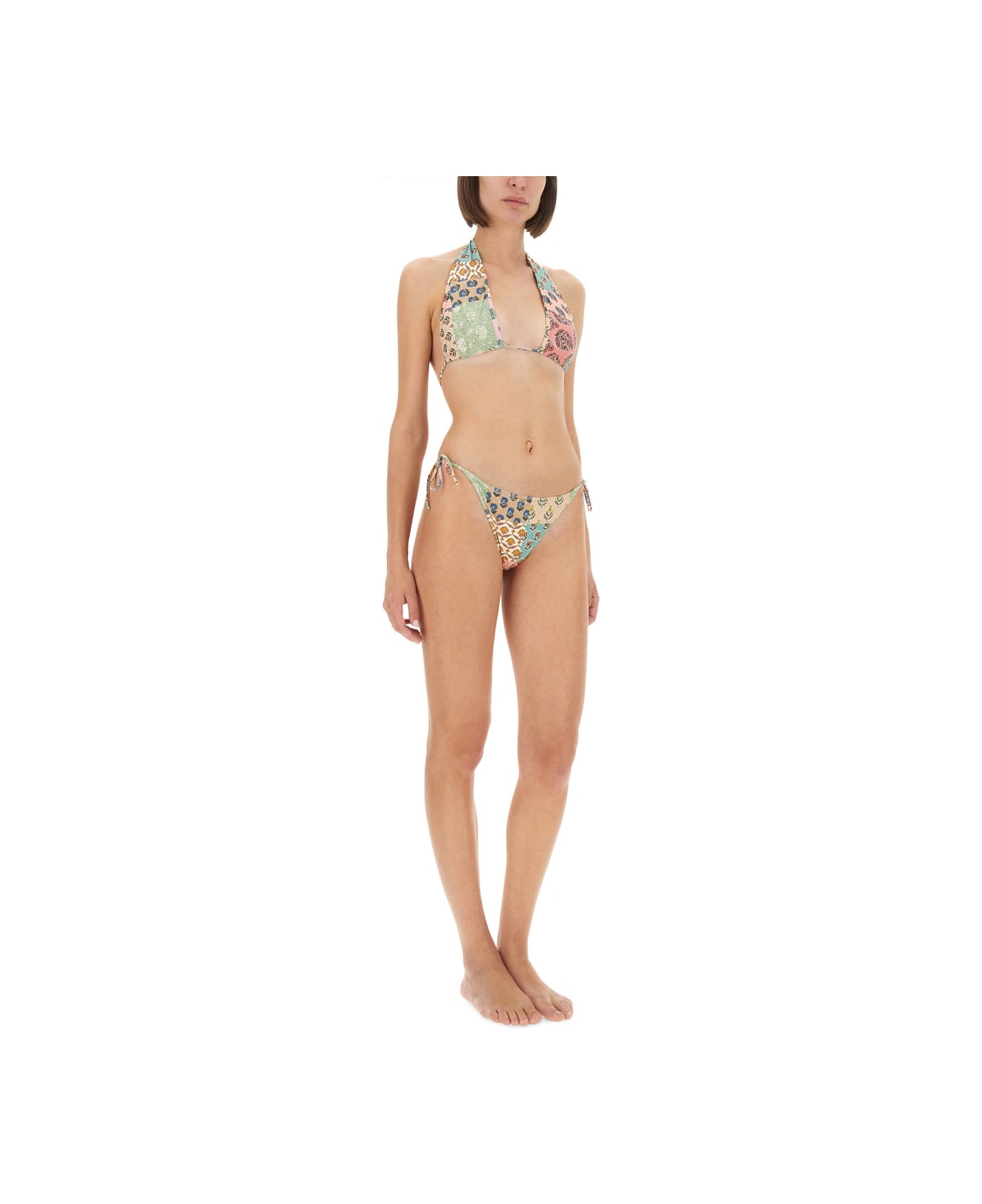 MC2 Saint Barth "dahlia" Bikini Top - MULTICOLOUR