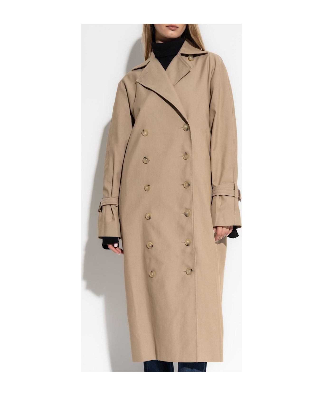 Totême Toteme Double-breasted Trench Coat - BROWN