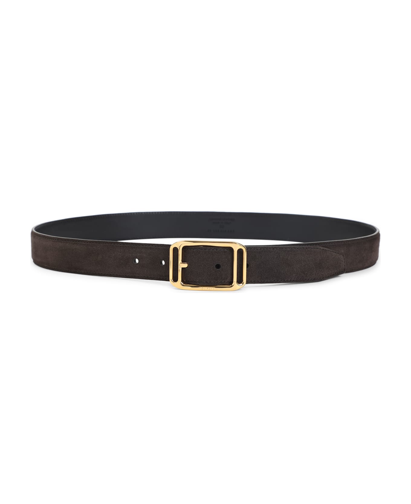 Tom Ford Suede Calf Leather Belt - Brown