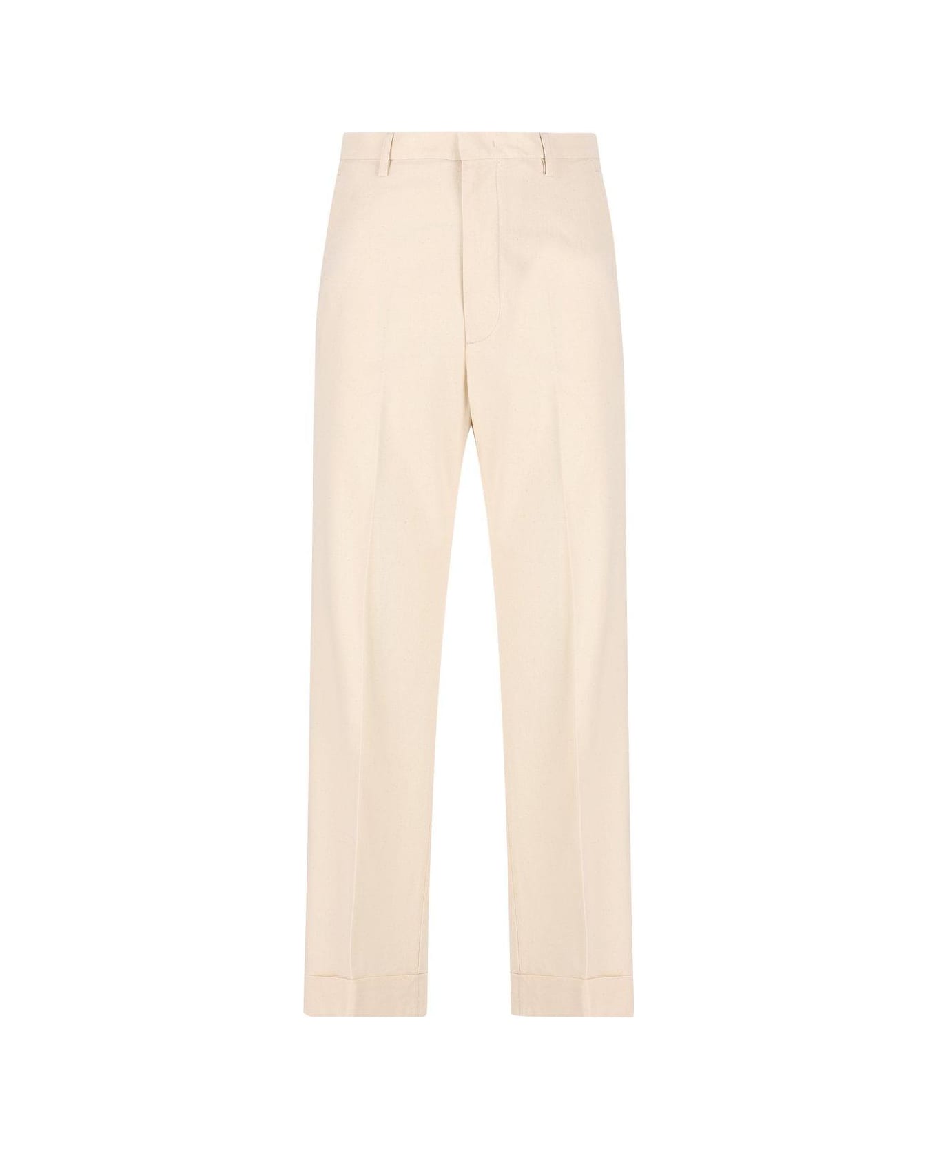 Valentino Garavani Pleat Detailed Wide Leg Pants