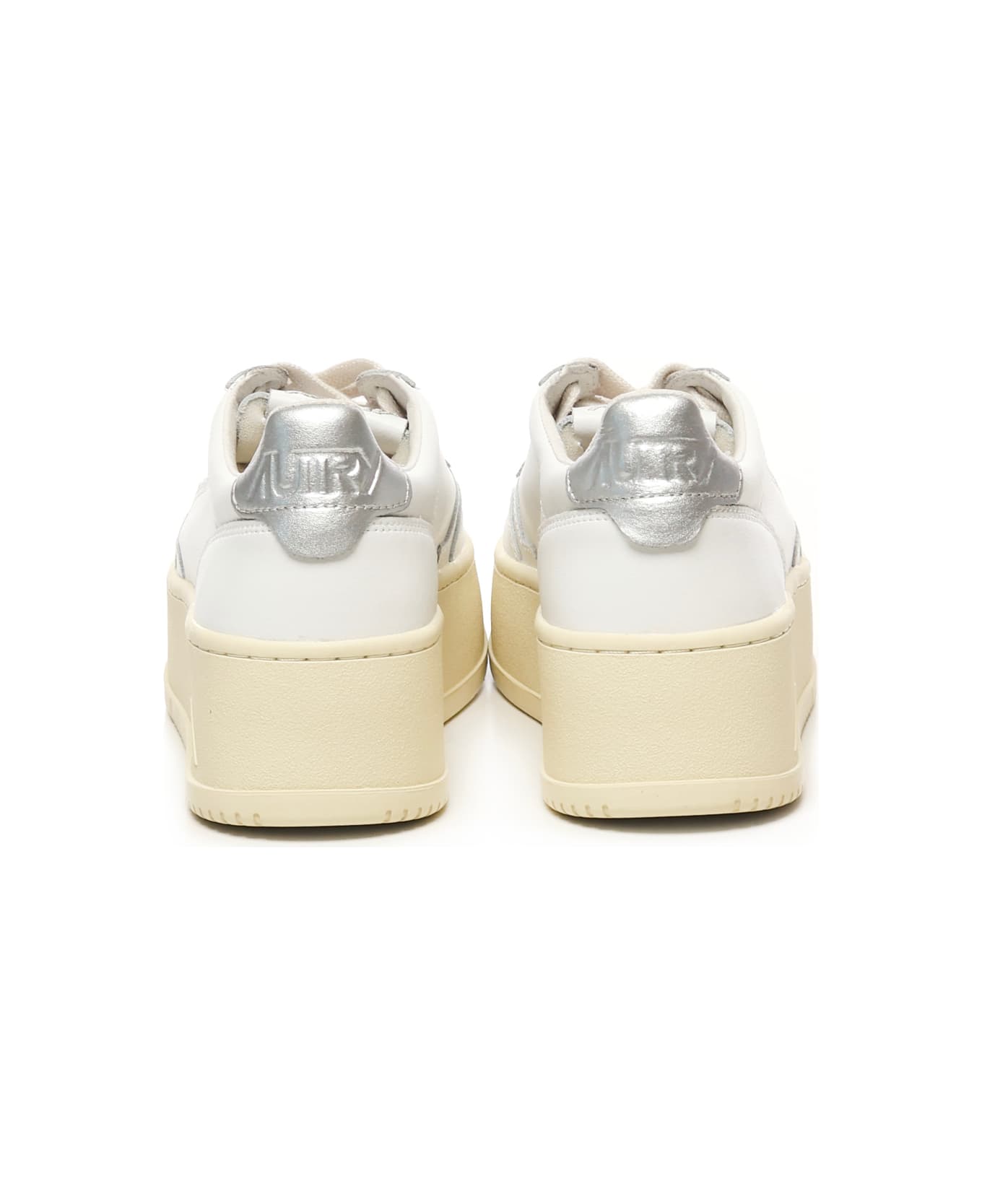 Autry Medalist Platform Sneakers - White