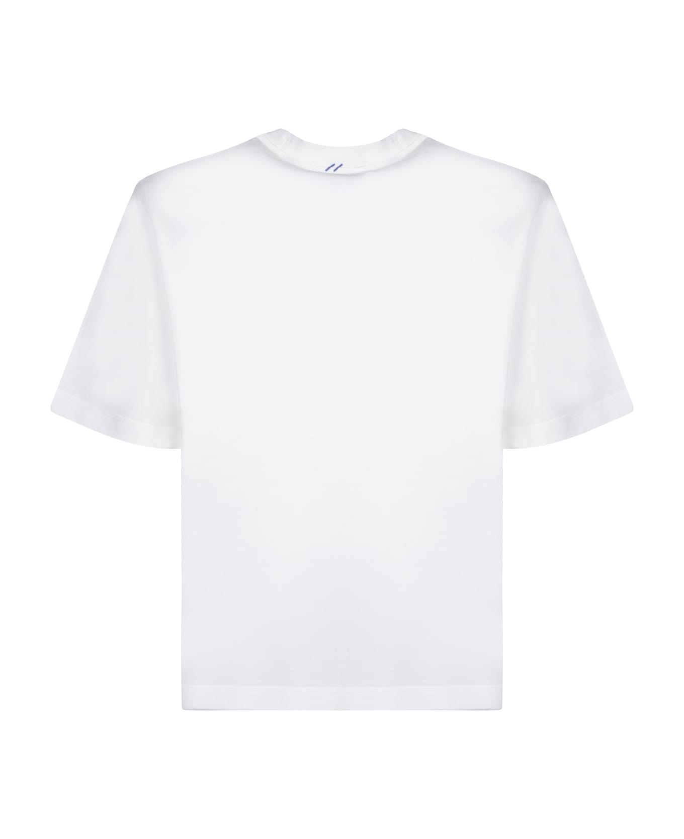 Burberry Ekd Cotton T-shirt - WHITE
