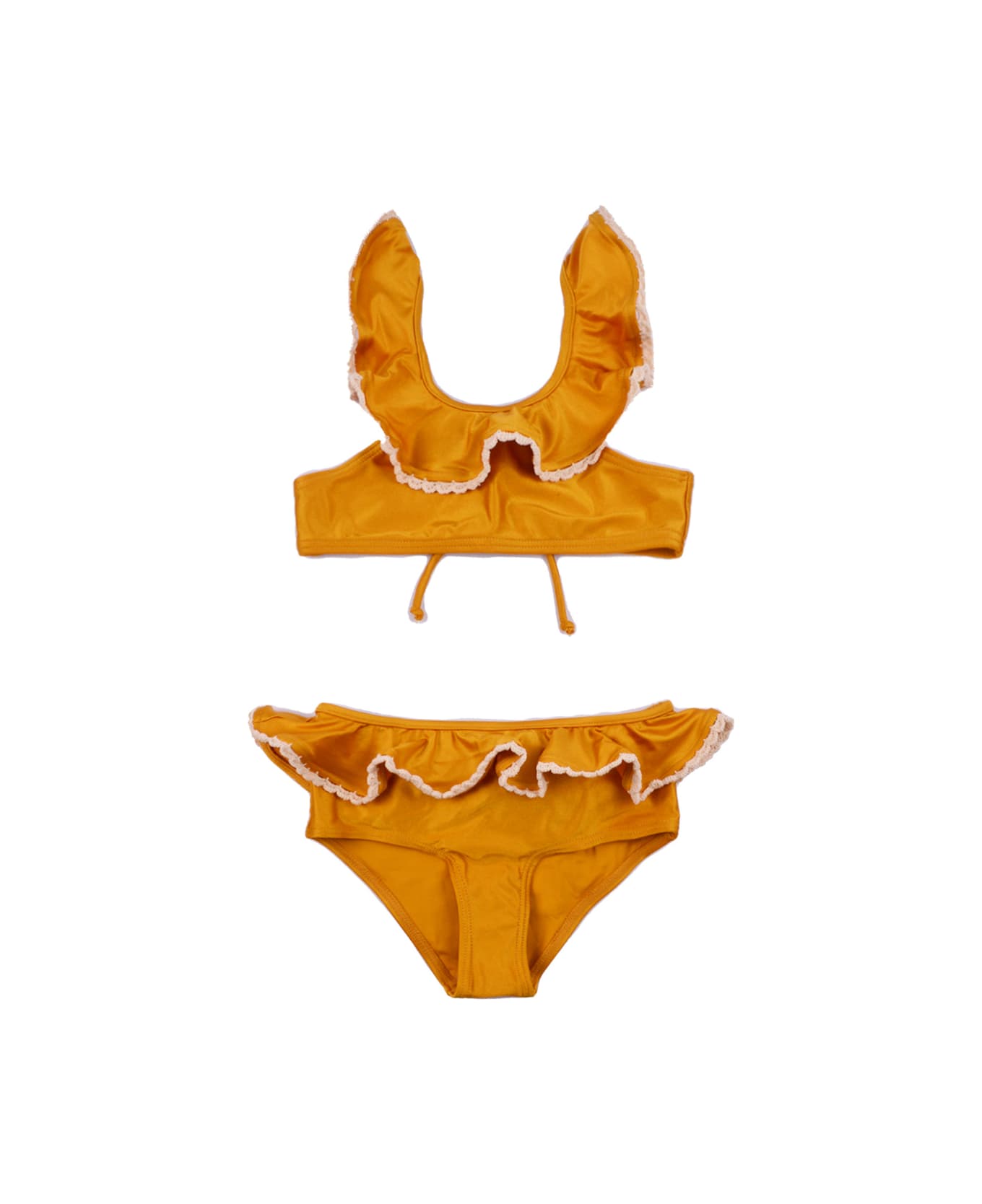 Zimmermann Bikini With Ruffles - Yellow 水着