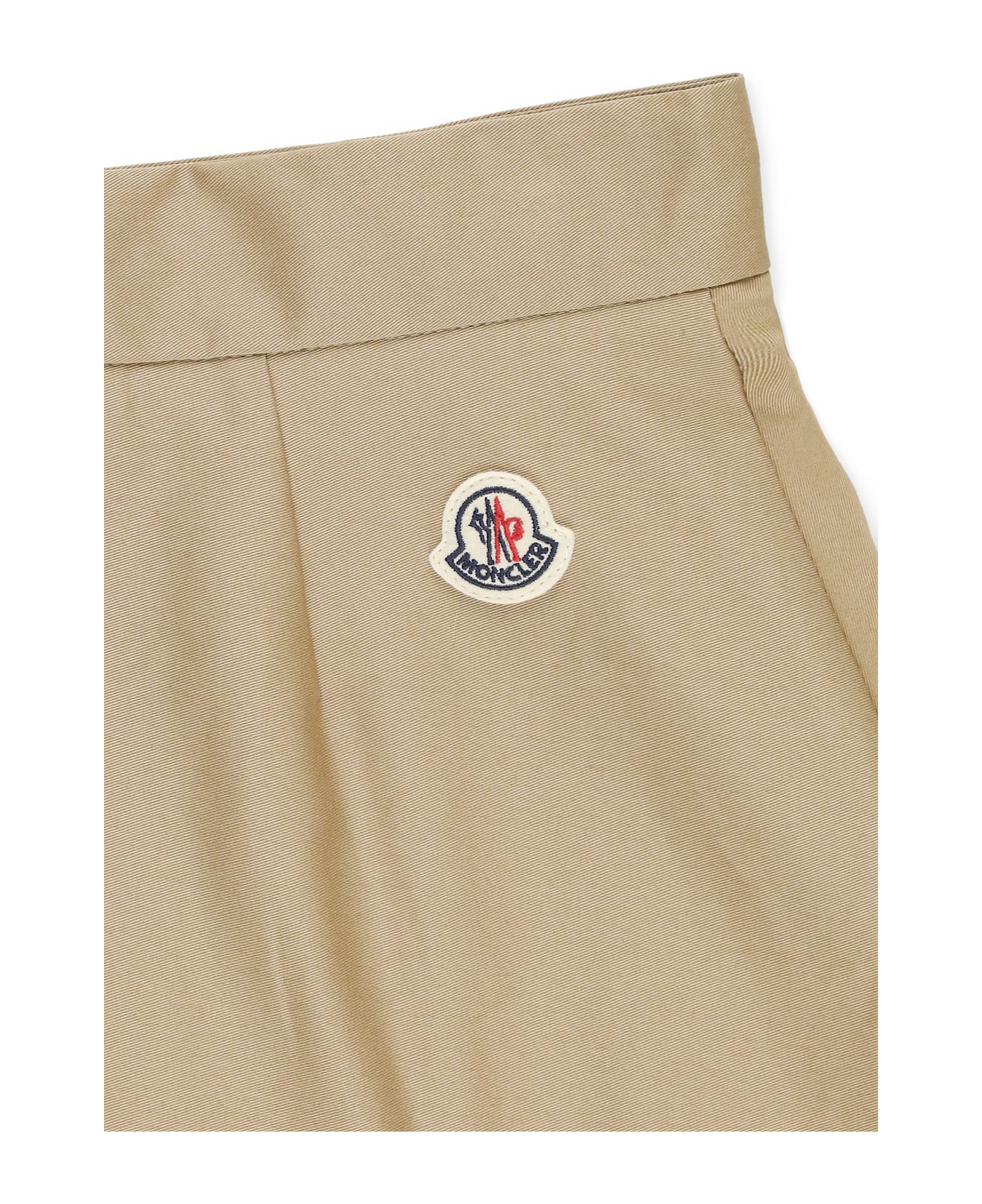 Moncler Cotton Mini Skirt - Beige