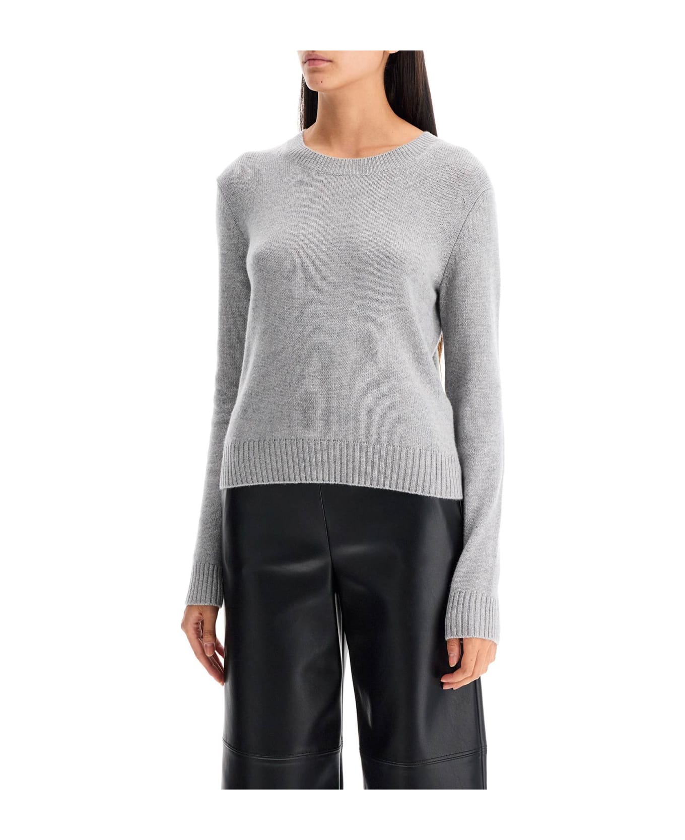 Lisa Yang Cashmere Mable Pullover - Light Grey