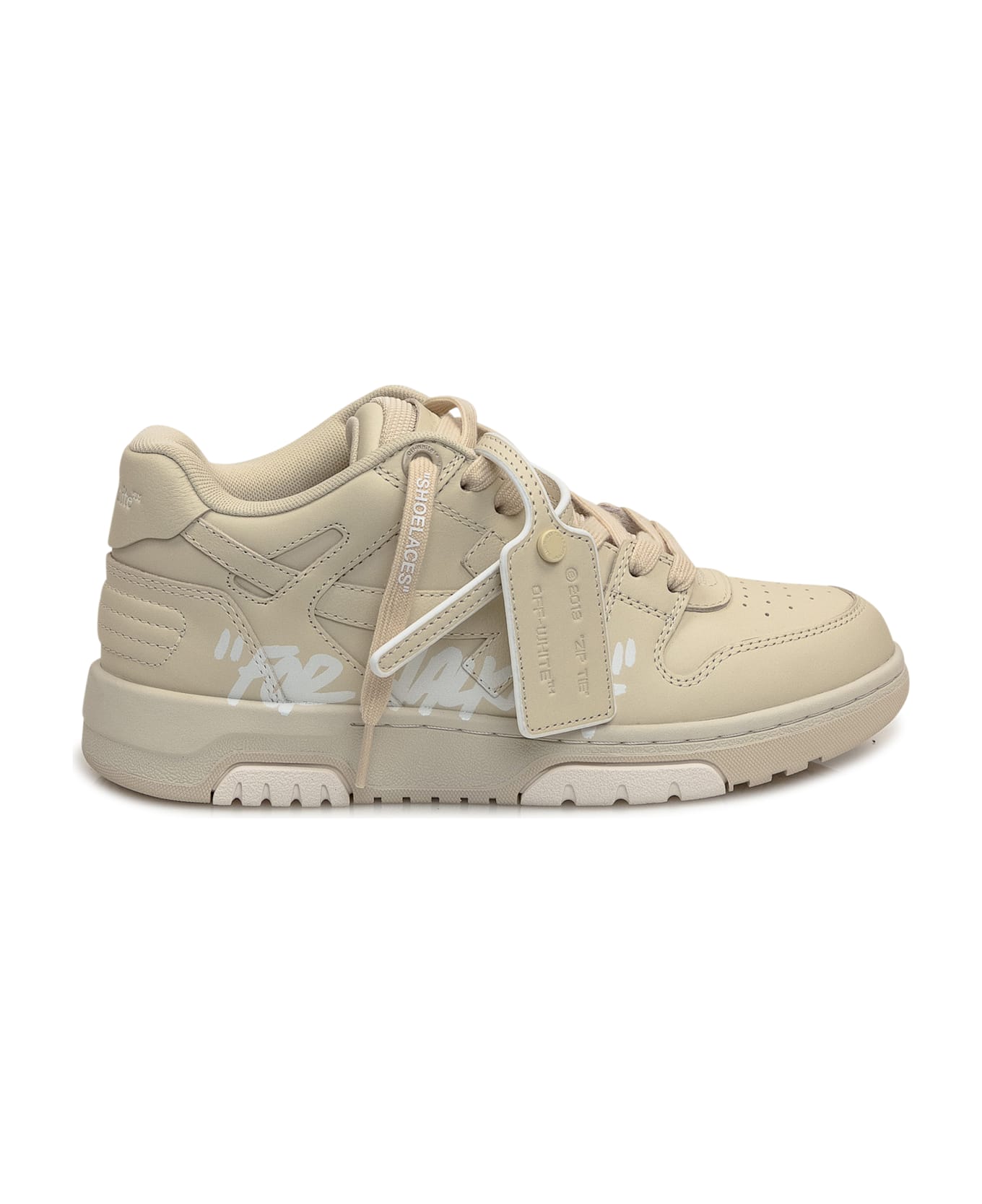 Off-White Out Of Office Sneaker - BEIGE-WHITE