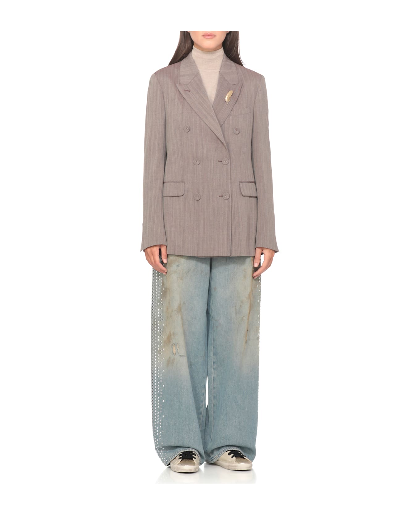 Golden Goose Diva Blazer - Brown