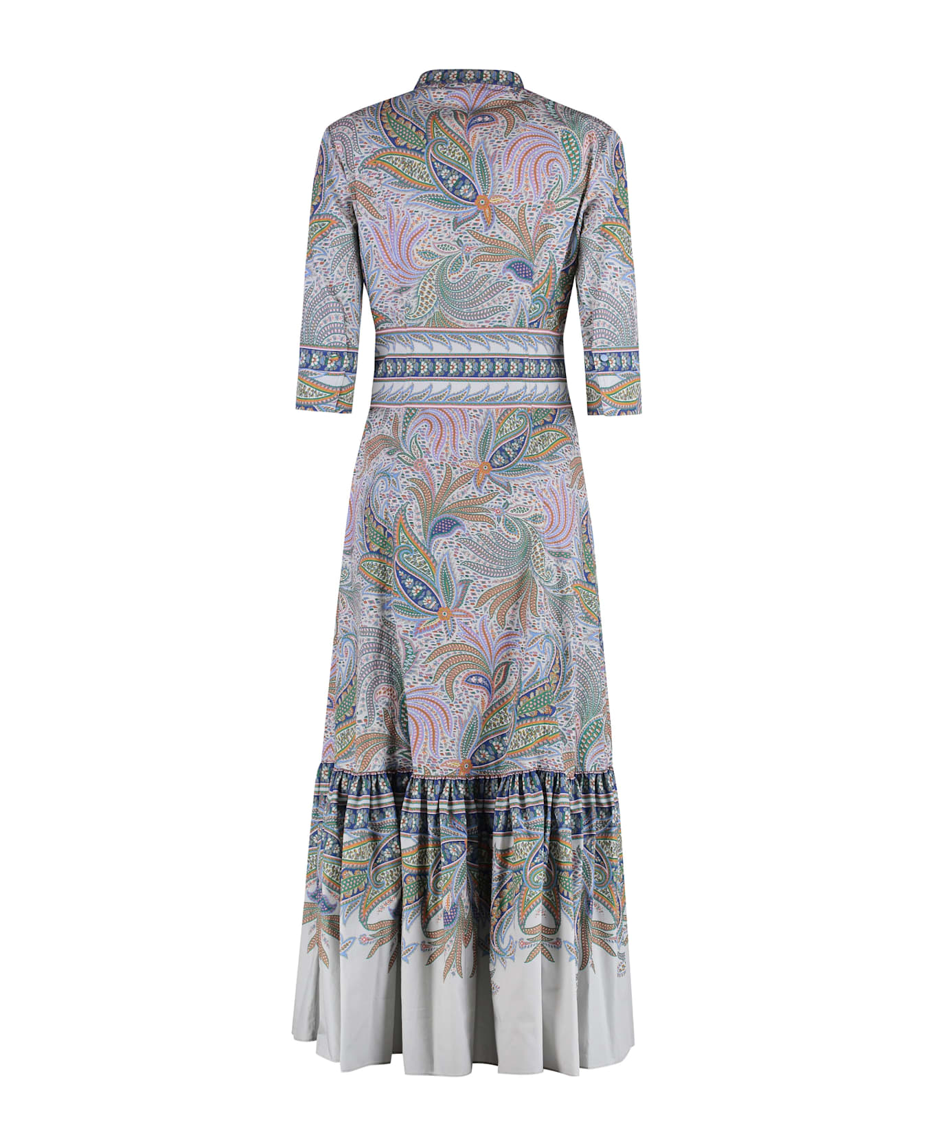 Etro Printed Cotton Dress - Multicolor