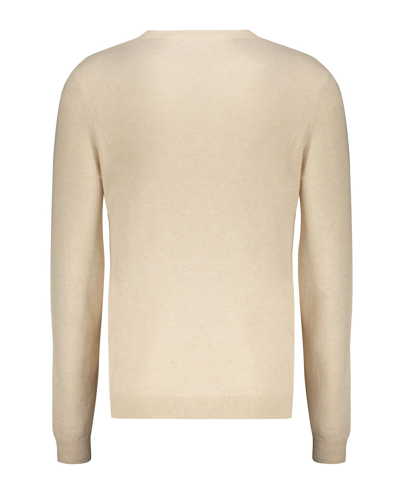 Valentino Garavani Long Sleeve Crew-neck Sweater - panna