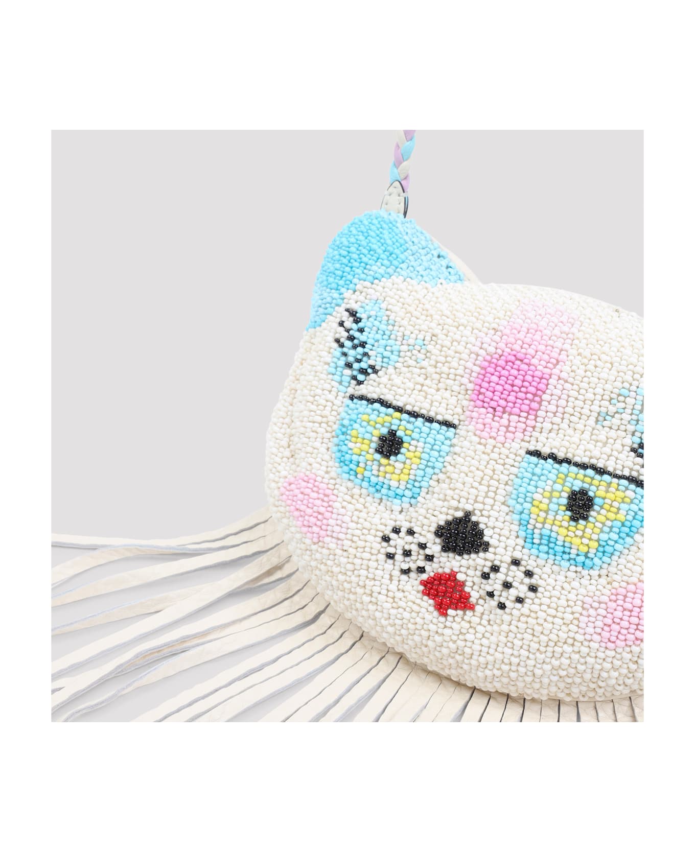 Valentino Garavani Le Chat De La Maison Clutch - W Multicolor Butter White Light Ivory