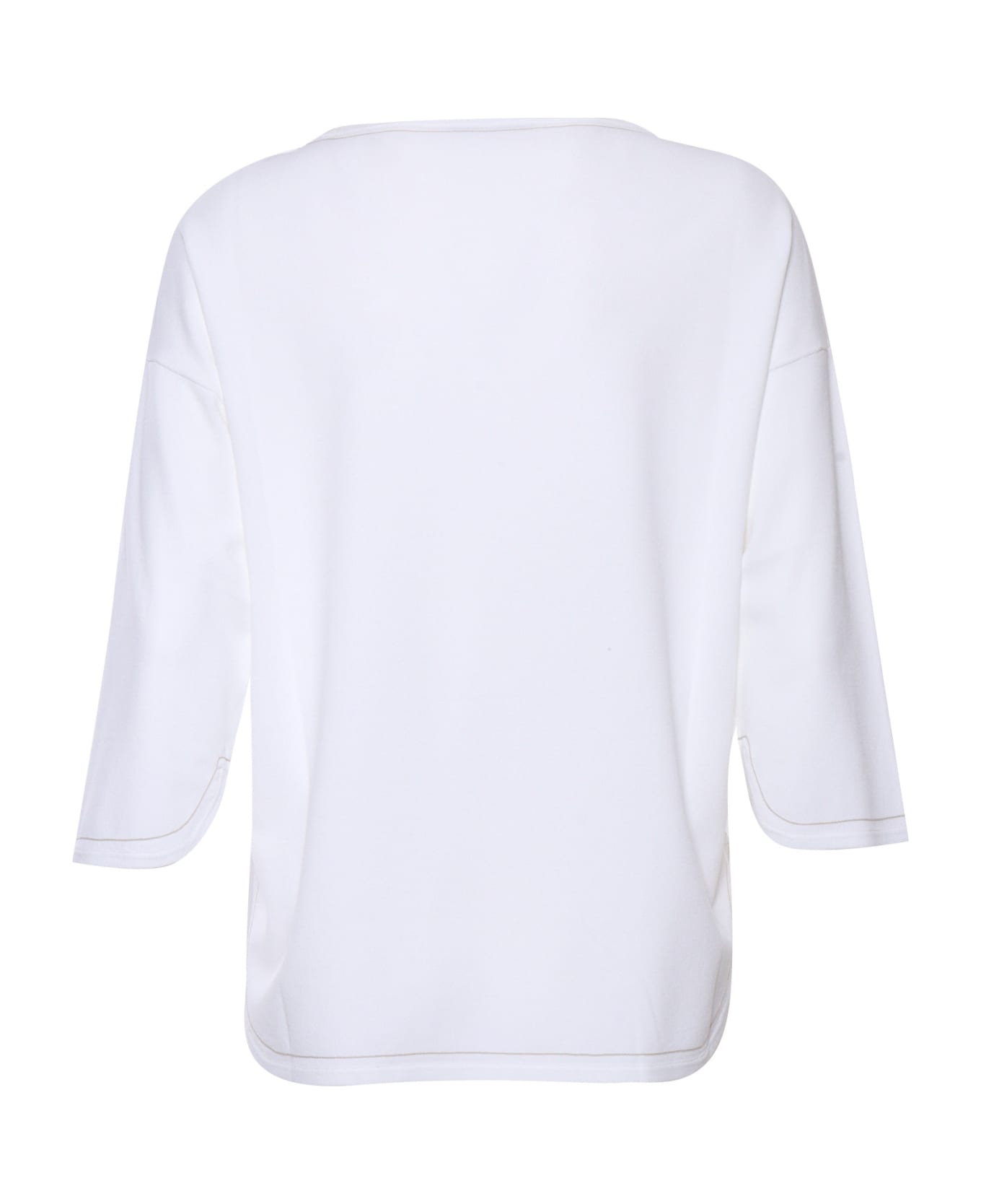 Kangra White Sweater - WHITE