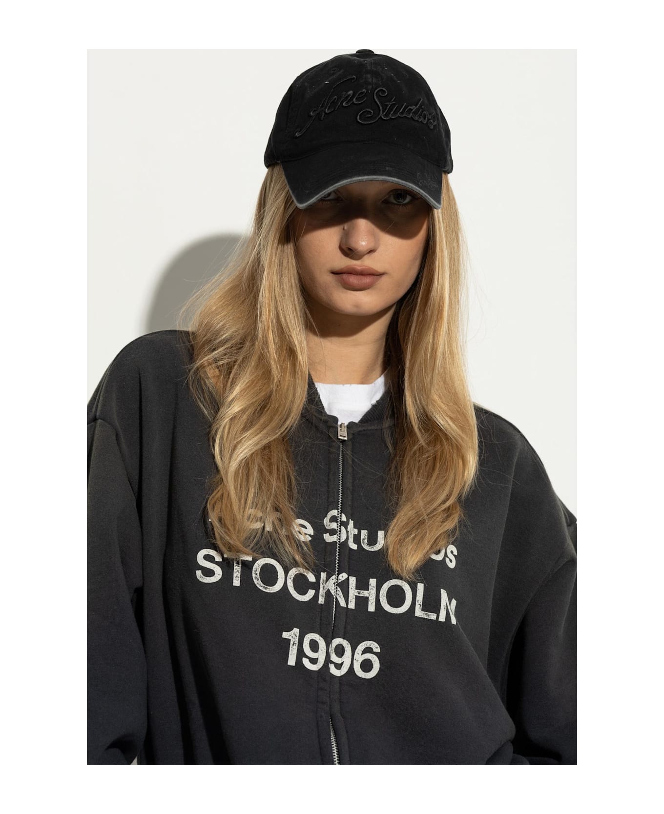 Acne Studios Baseball Cap - BLACK