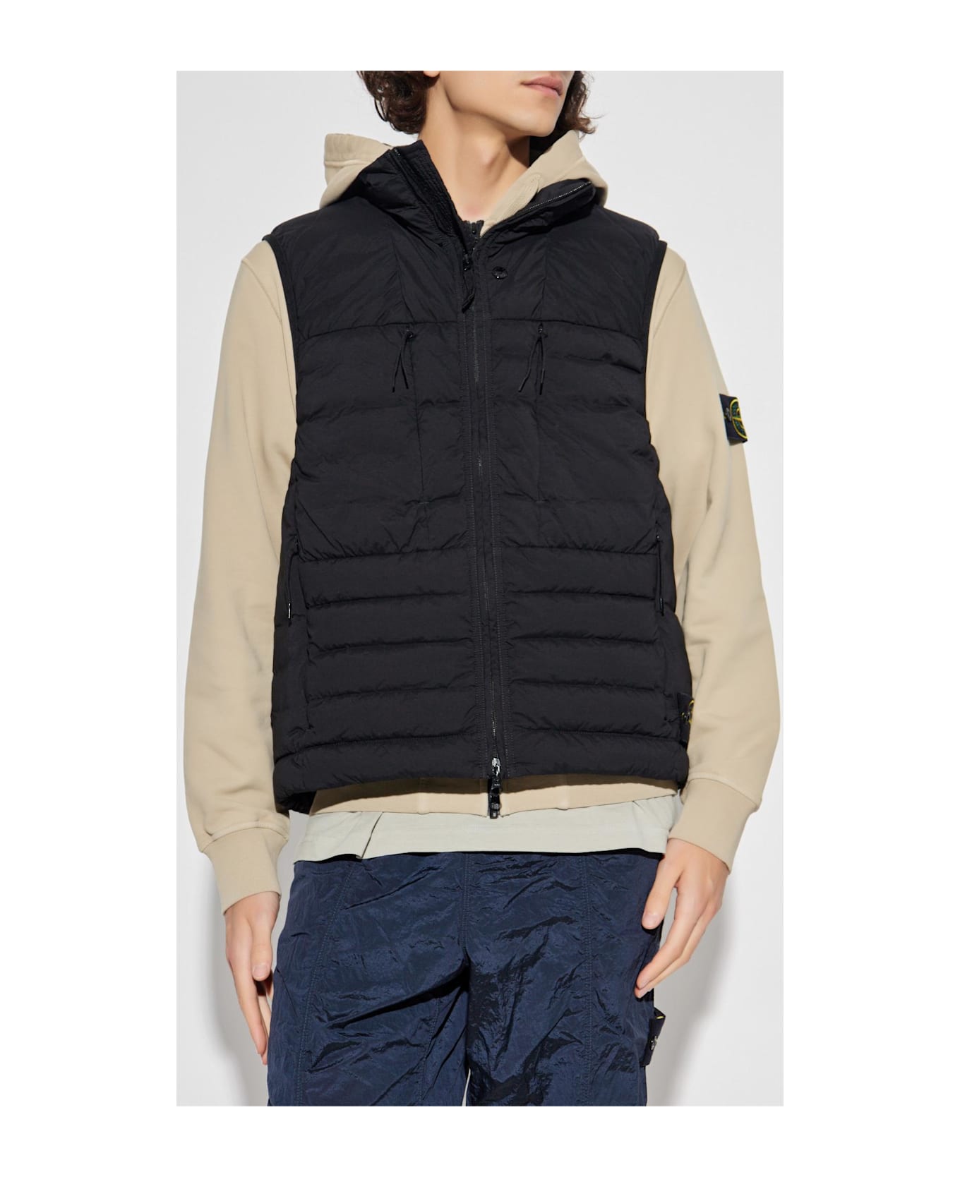 Stone Island Puffer Vest - BLACK