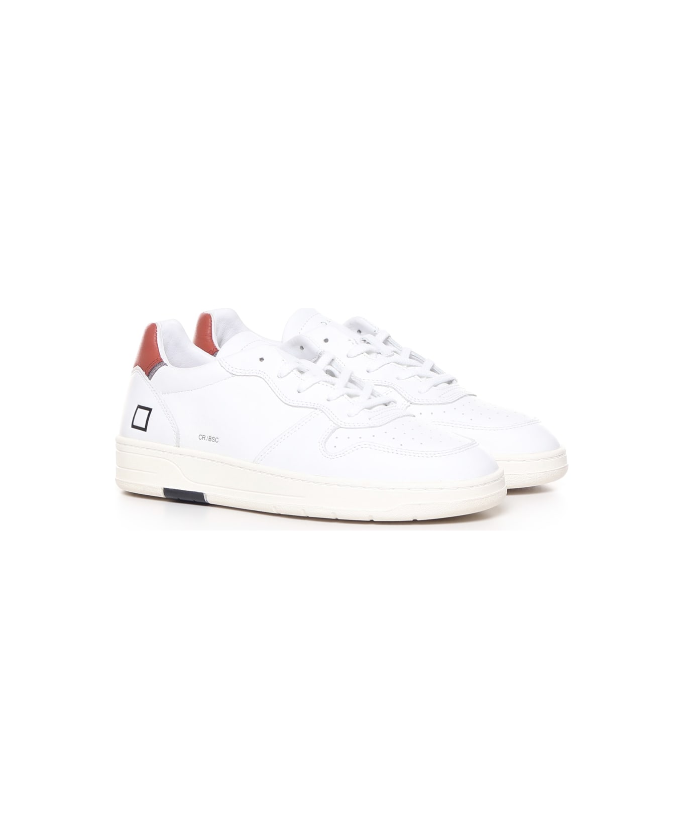 D.A.T.E. Court Basic Sneakers - White-brick