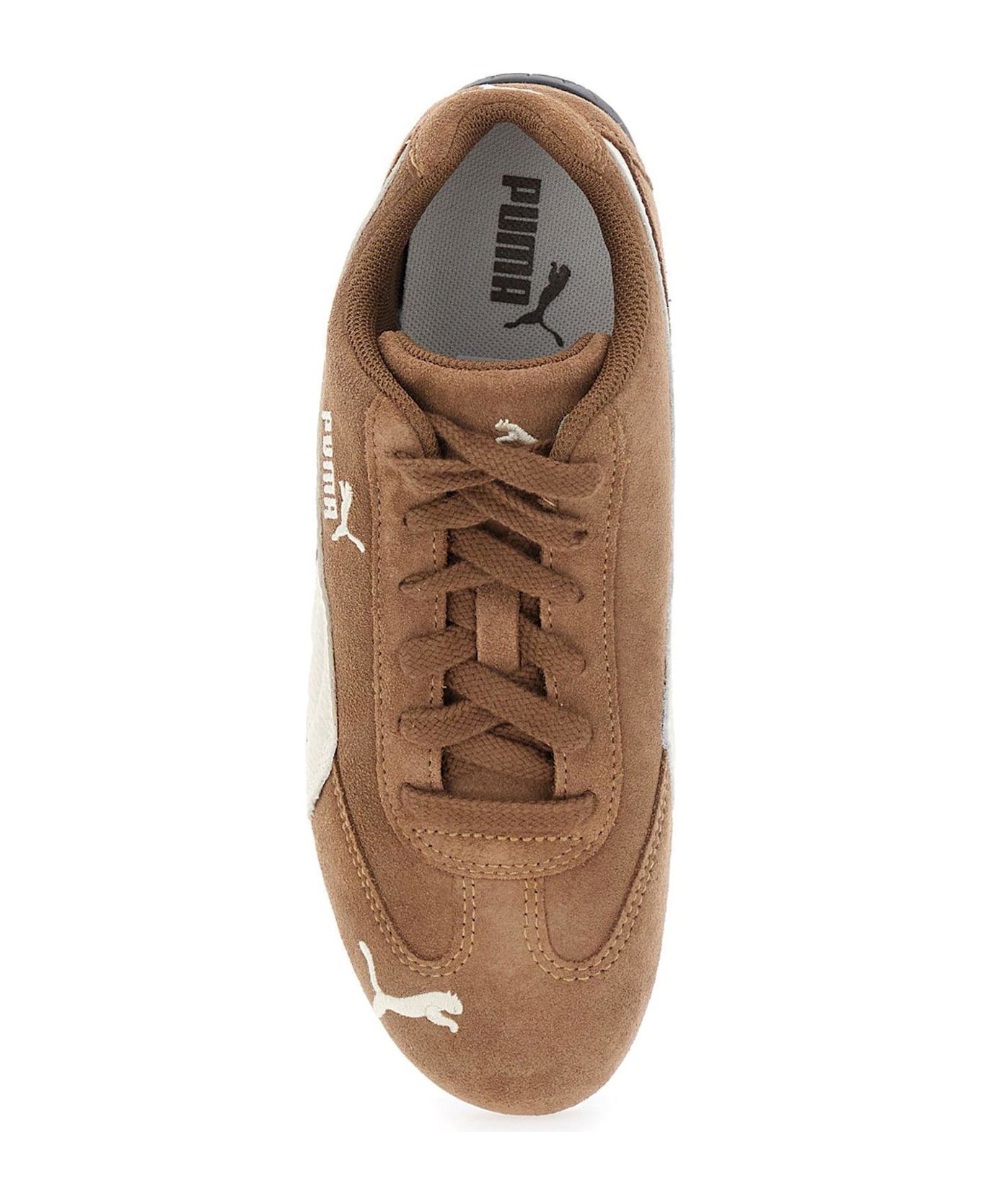 Puma Speedcat Lace-up Sneakers - Haute Coffee Frosted Ivory