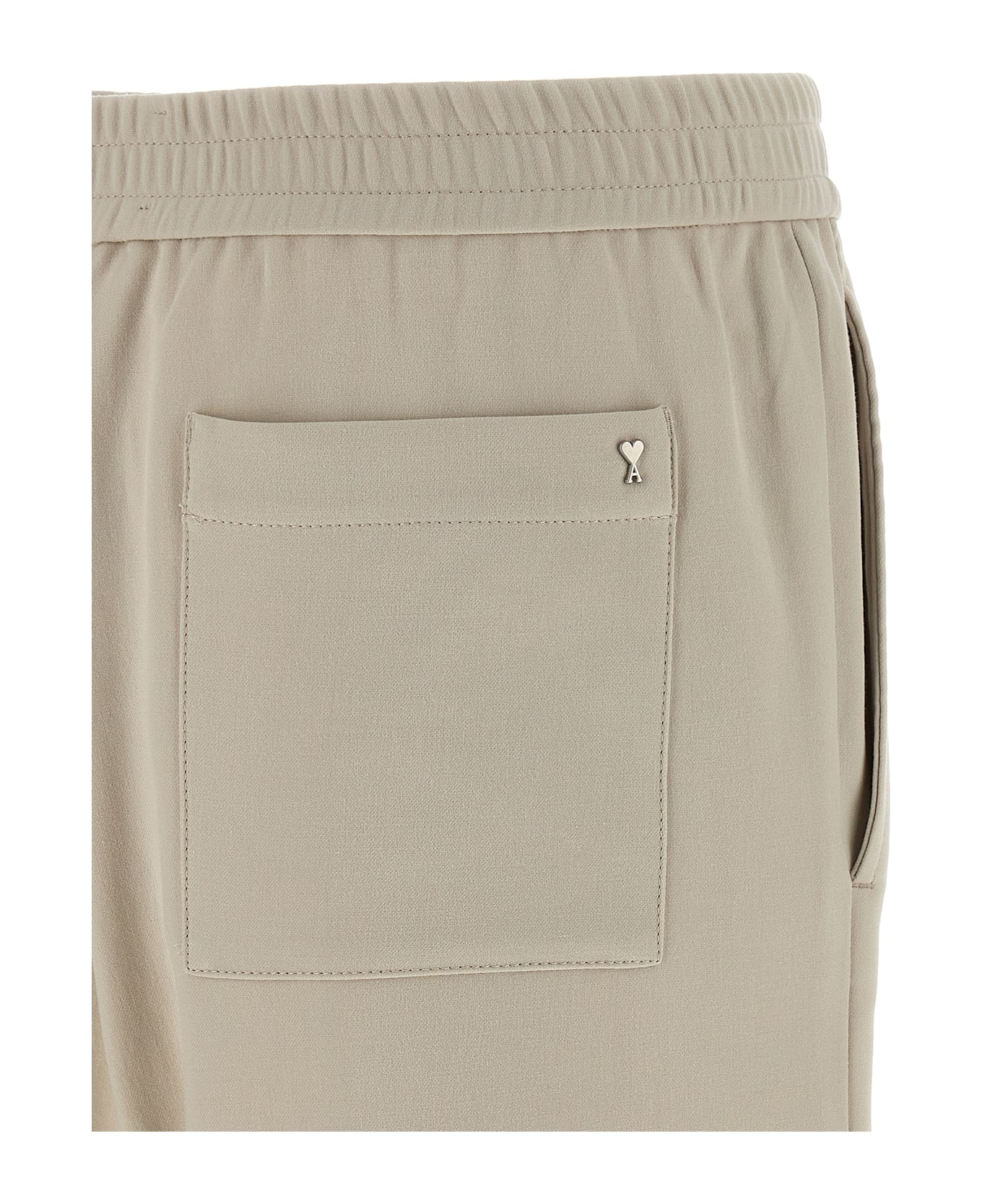 Ami Alexandre Mattiussi Cotton Trousers - Beige