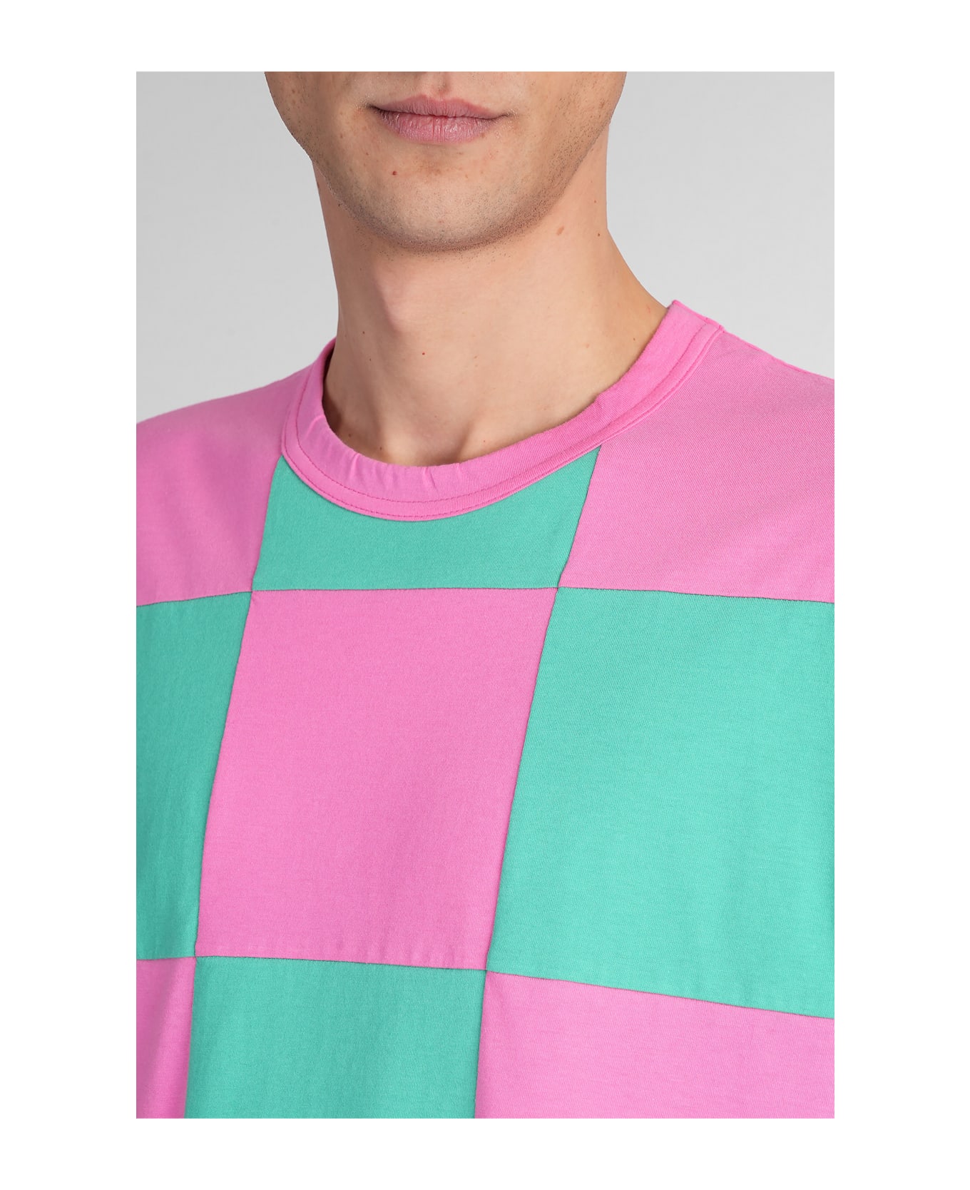 Comme Des Garçons Homme Plus T-shirt In Rose-pink Cotton - rose-pink