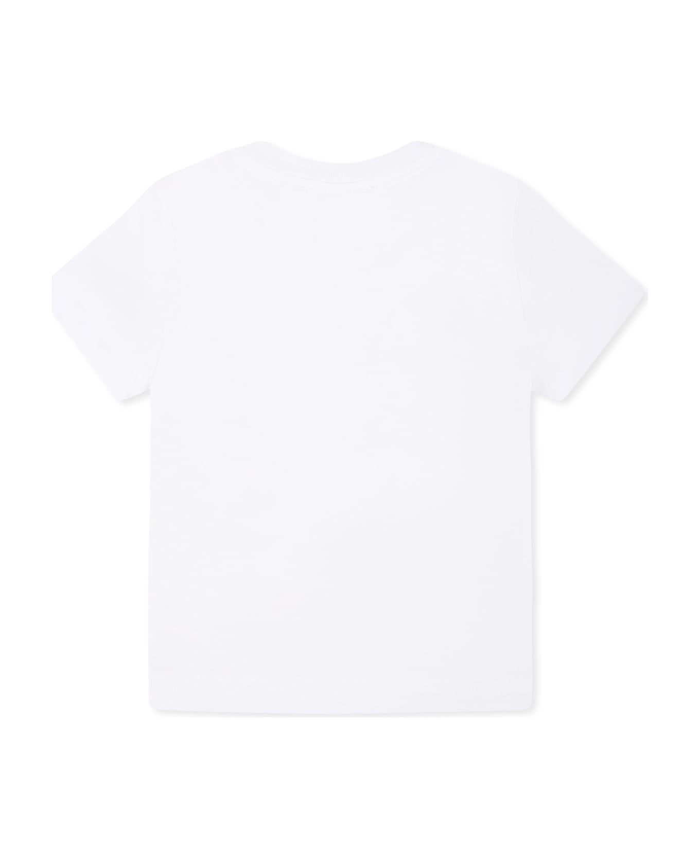 Dsquared2 White T-shirt For Baby Boy With Black Logo - White