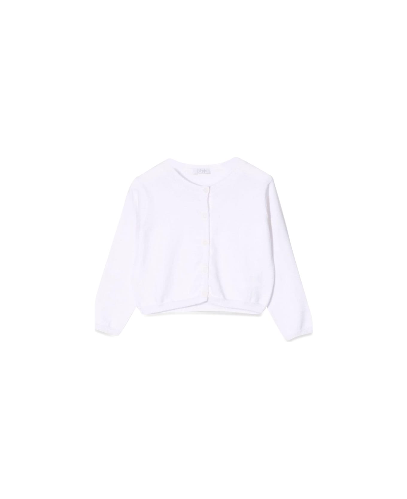 Il Gufo White Tricot Sweater - WHITE ニットウェア＆スウェットシャツ