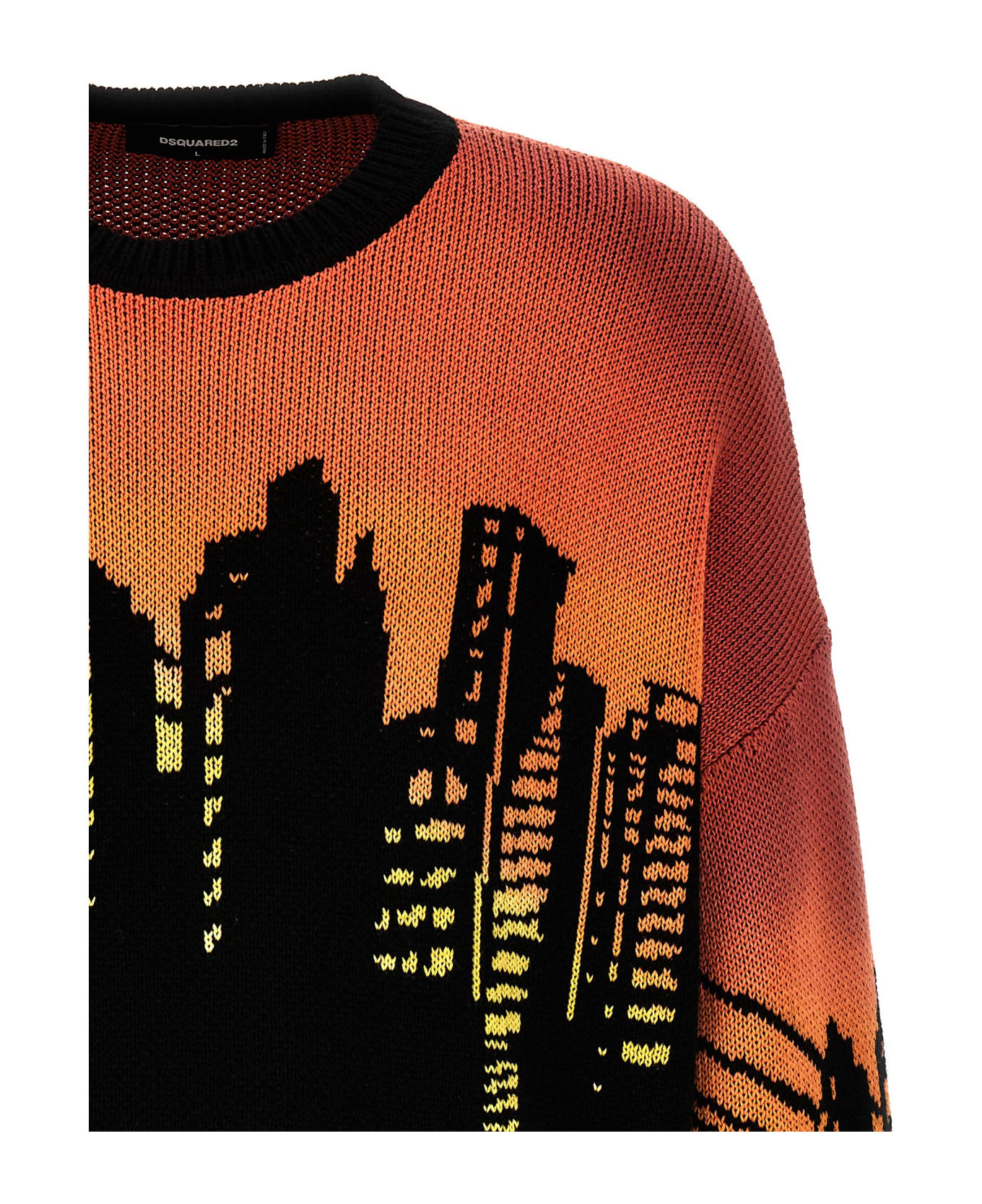 Dsquared2 Intarsia Sweater - Multicolor ニットウェア