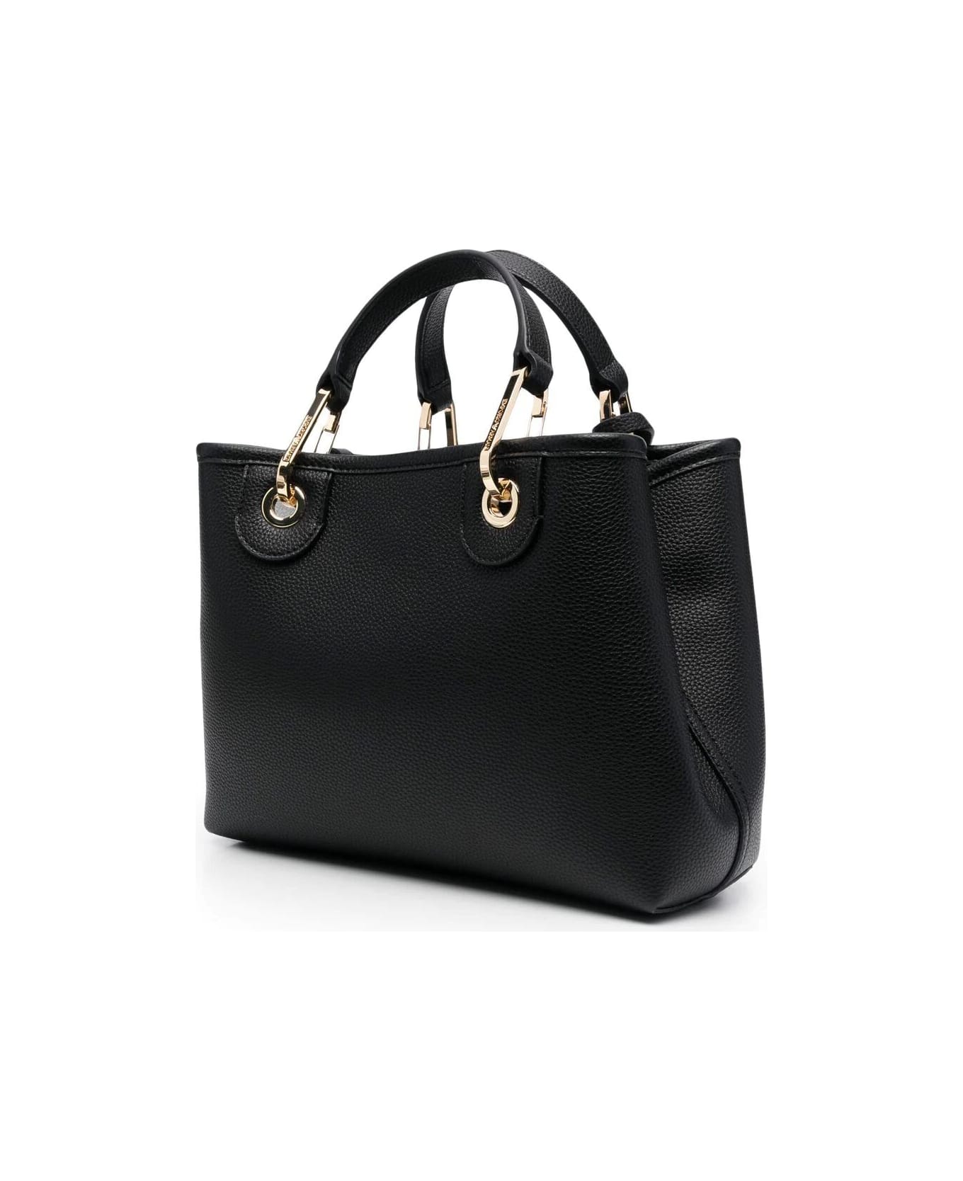 Emporio Armani Shopping Bag - Black Silver