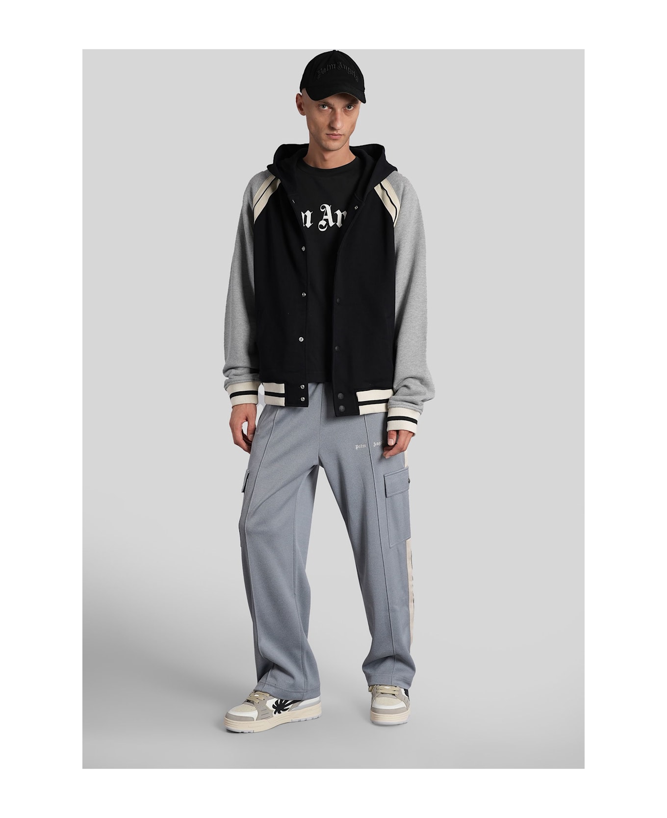 Palm Angels Pants In Cyan Polyester - cyan